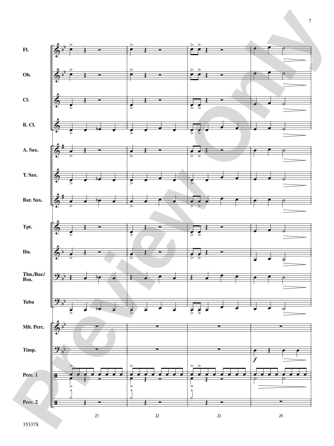 Areopogus: Concert Band Conductor Score & Parts
