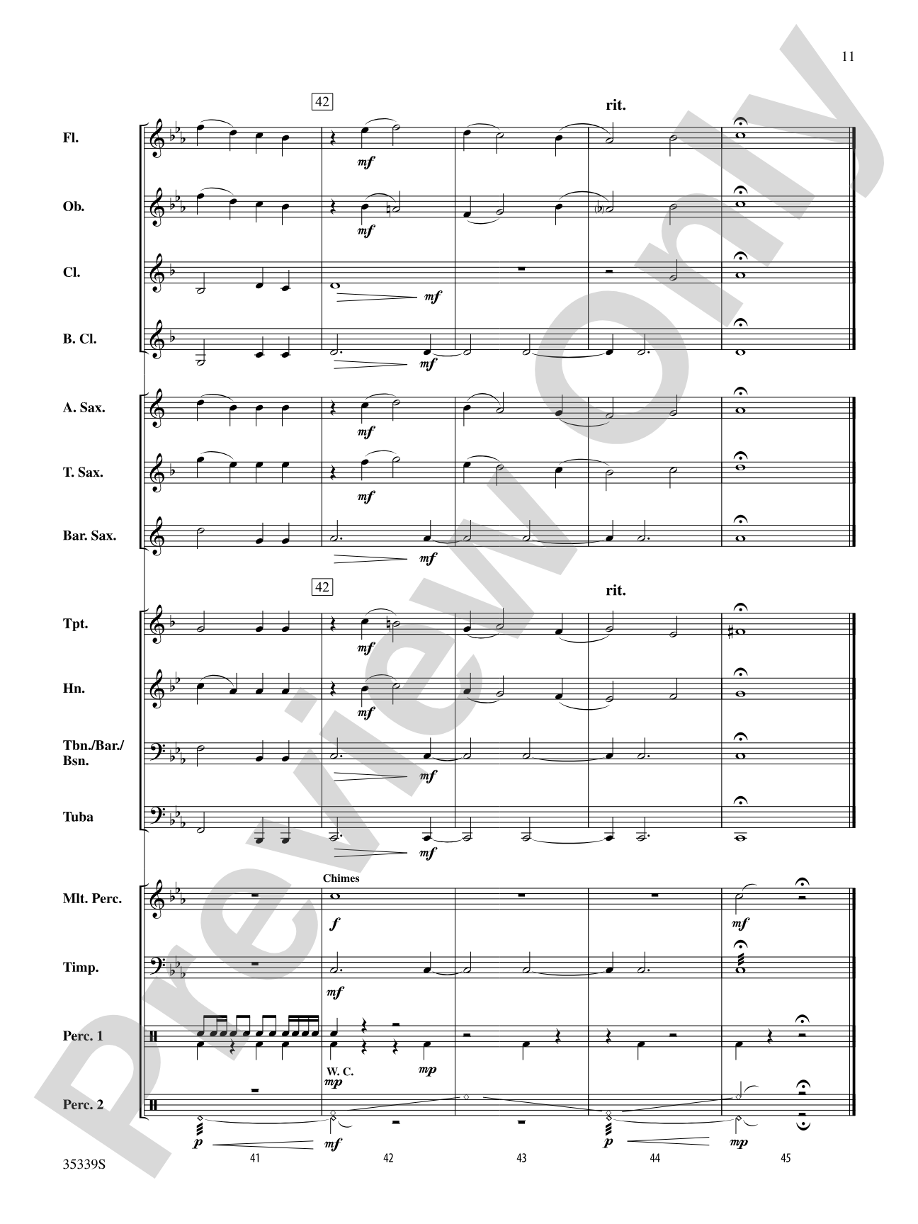 O Come Emmanuel: Concert Band Conductor Score & Parts