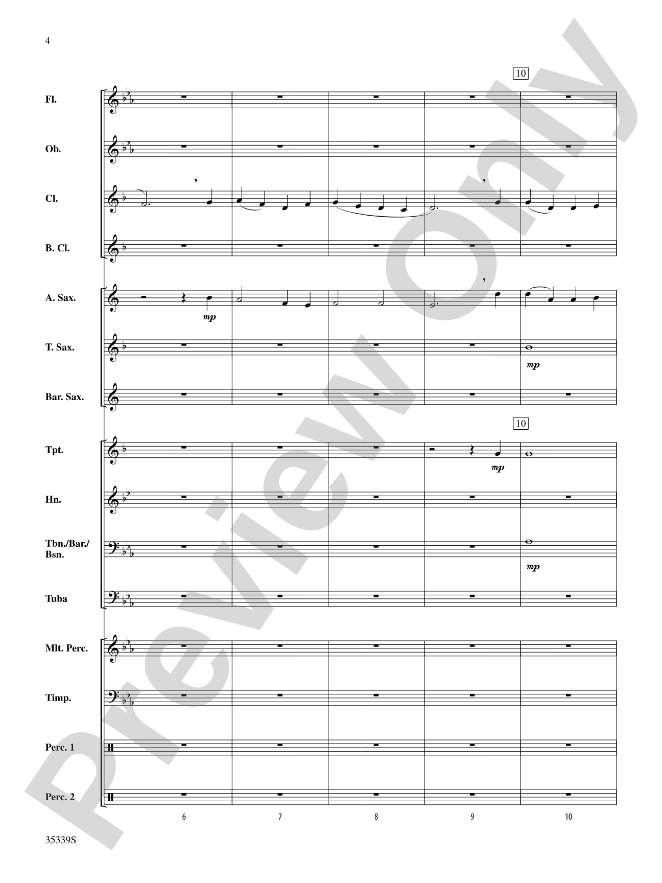 O Come Emmanuel: Concert Band Conductor Score & Parts