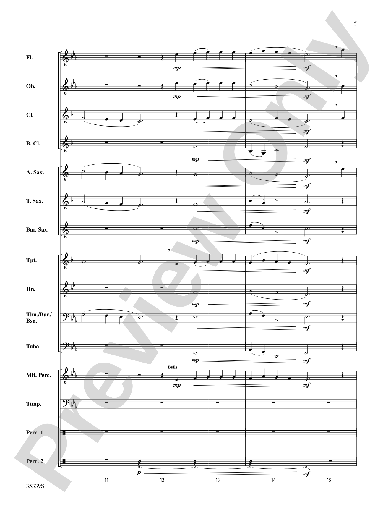 O Come Emmanuel: Concert Band Conductor Score & Parts