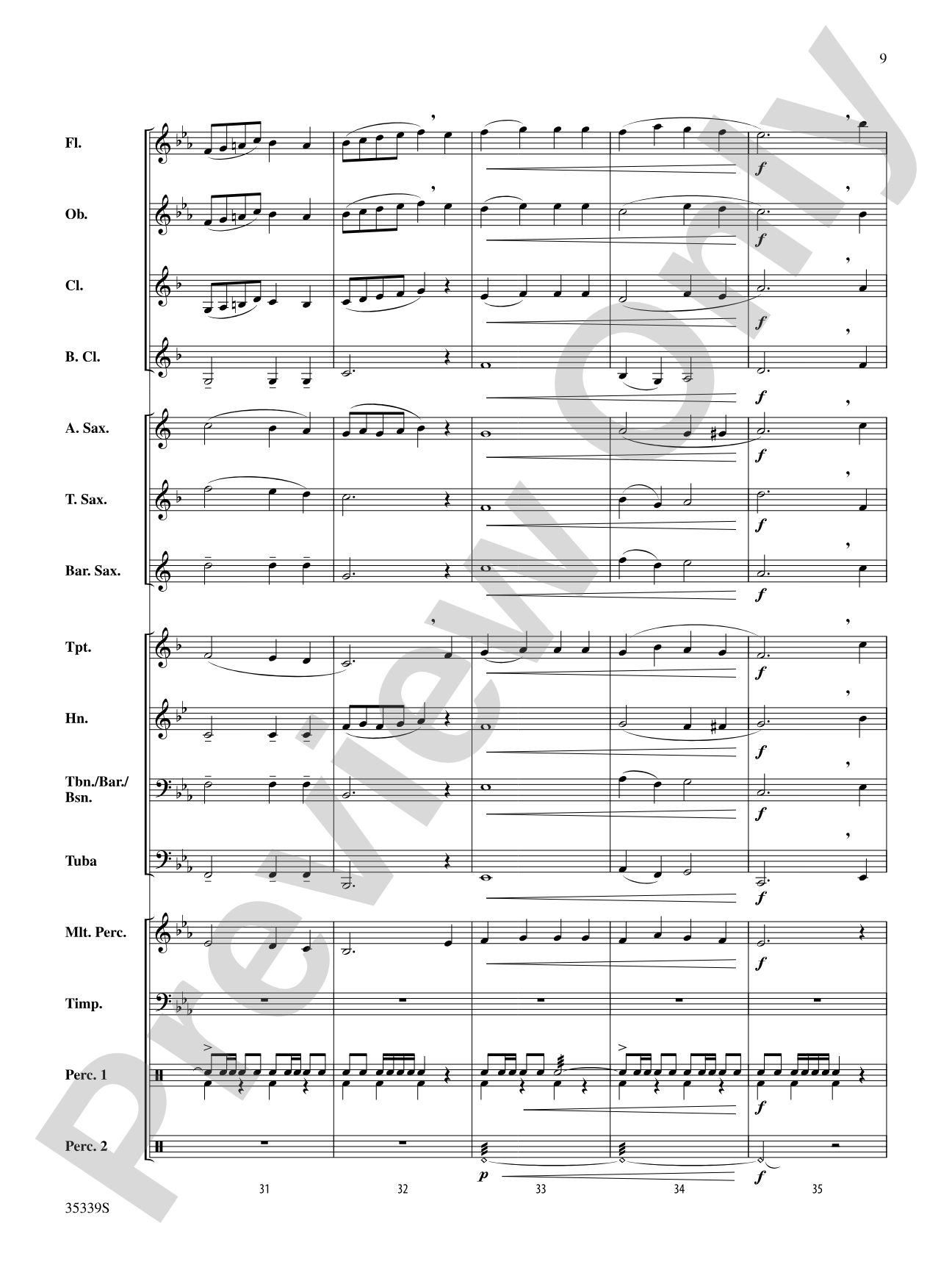 O Come Emmanuel: Concert Band Conductor Score & Parts