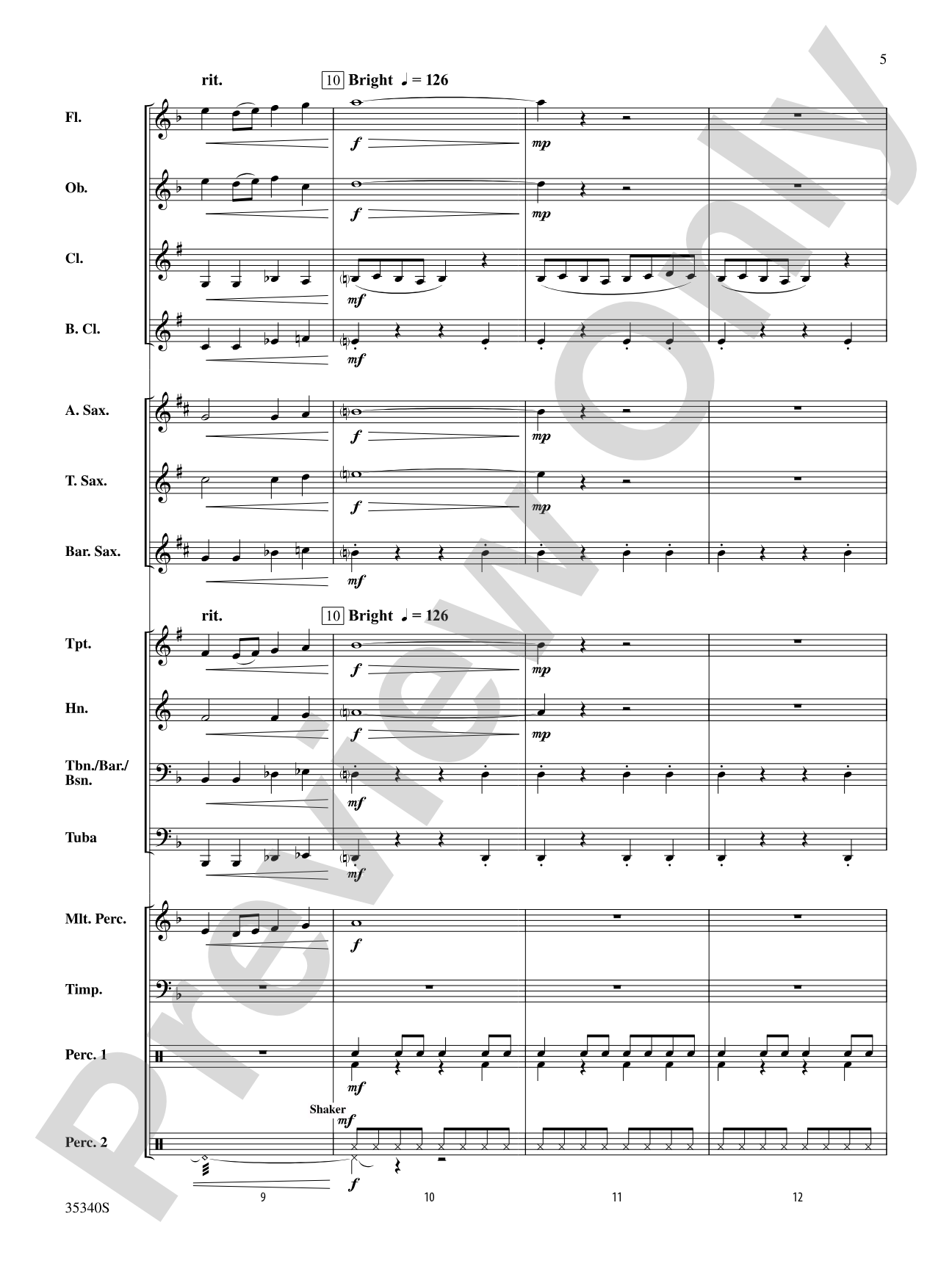 Hurakan: Concert Band Conductor Score & Parts
