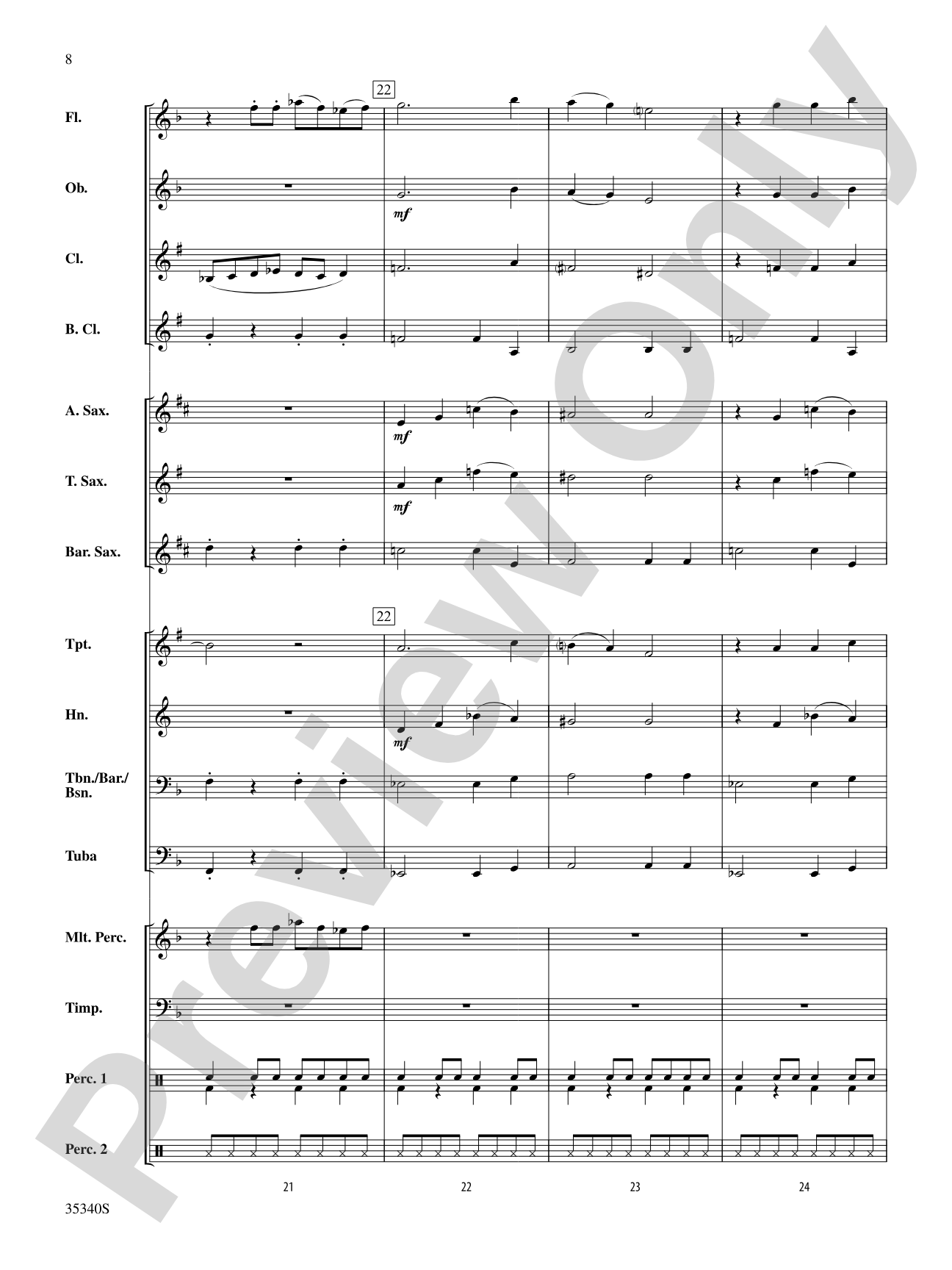 Hurakan: Concert Band Conductor Score & Parts