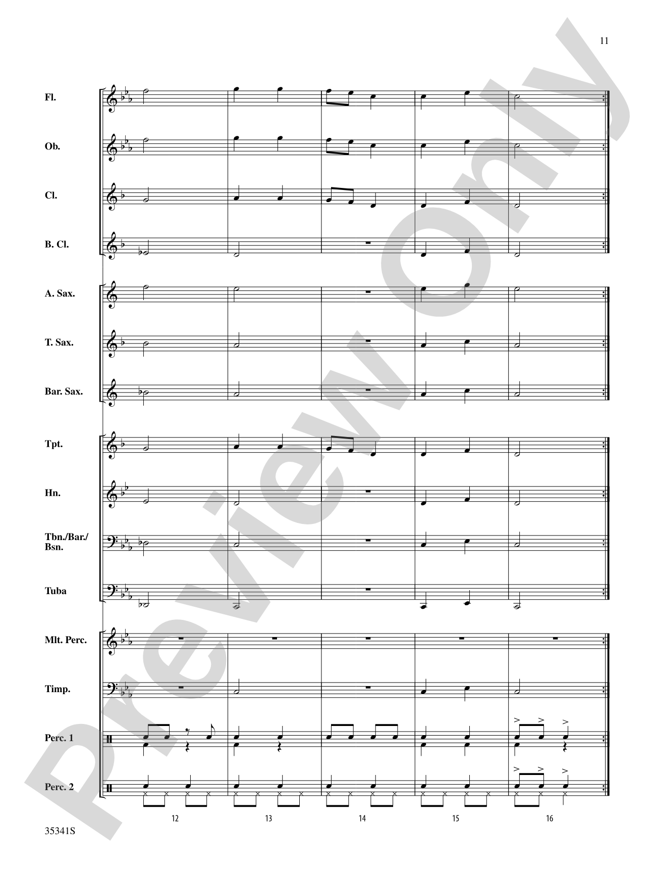 Two Shaker Songs: Concert Band Conductor Score & Parts