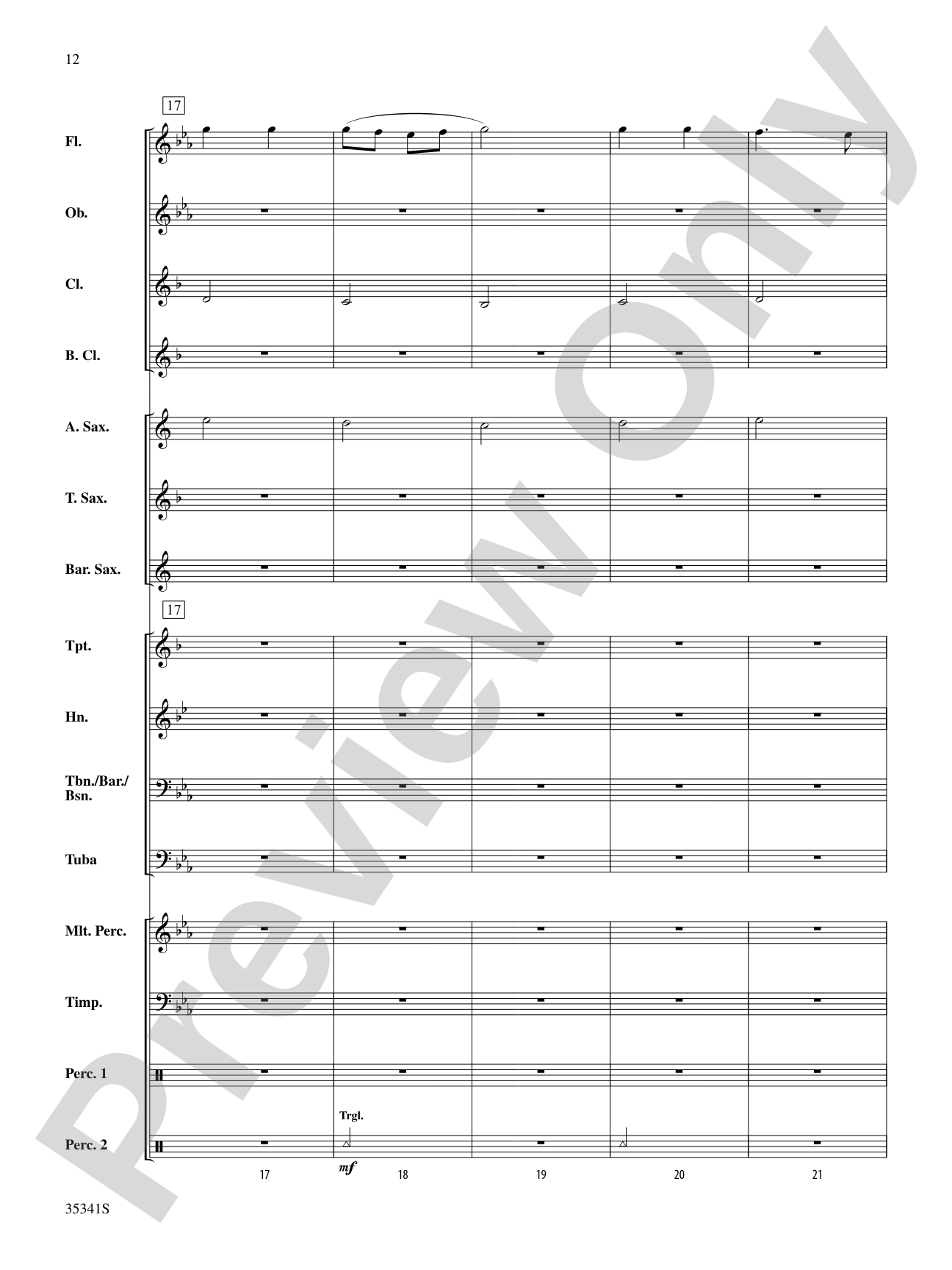 Two Shaker Songs: Concert Band Conductor Score & Parts