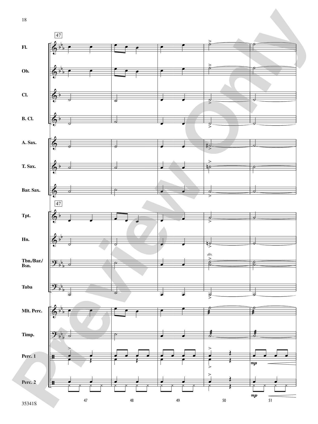 Two Shaker Songs: Concert Band Conductor Score & Parts