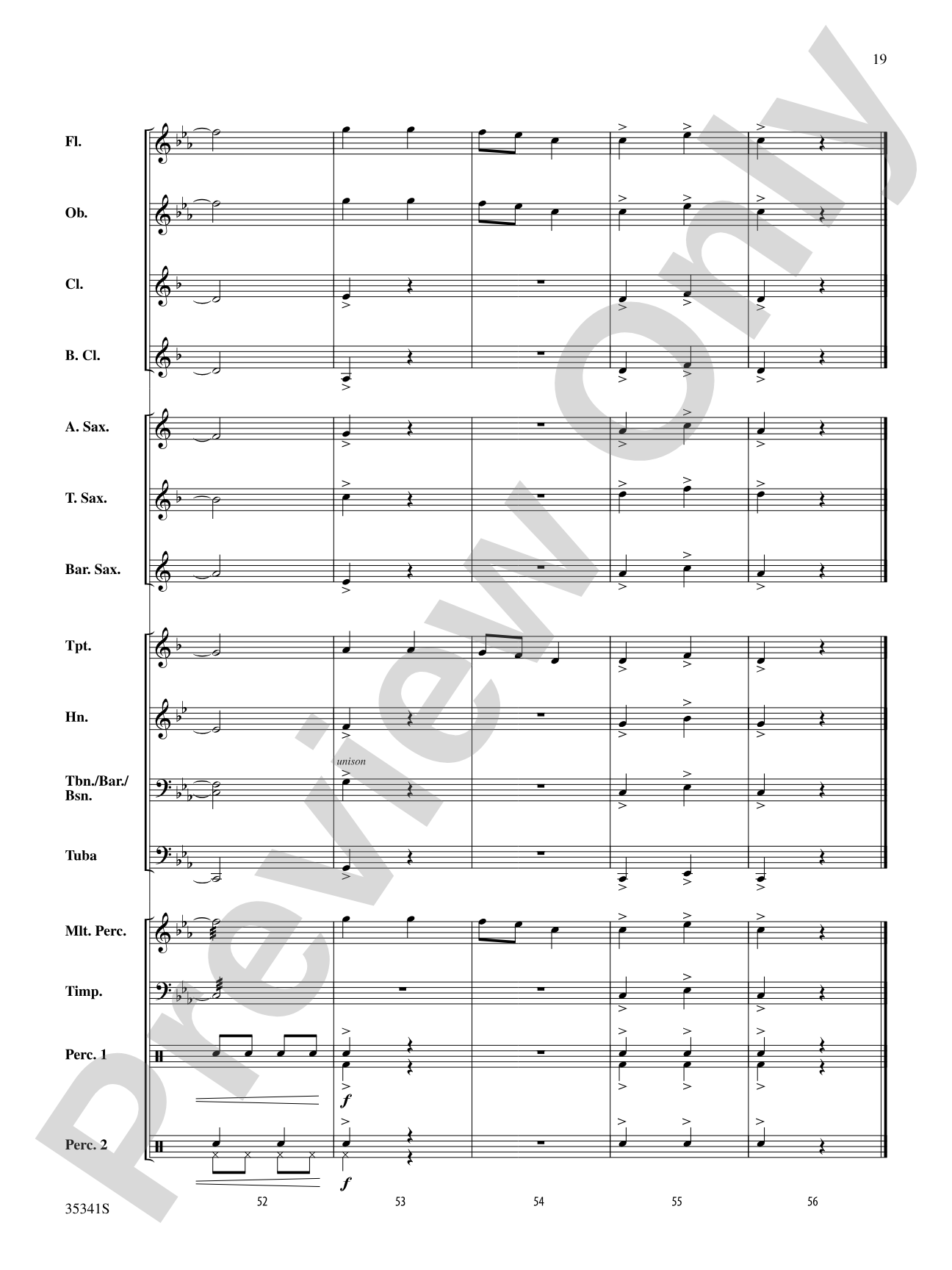 Two Shaker Songs: Concert Band Conductor Score & Parts