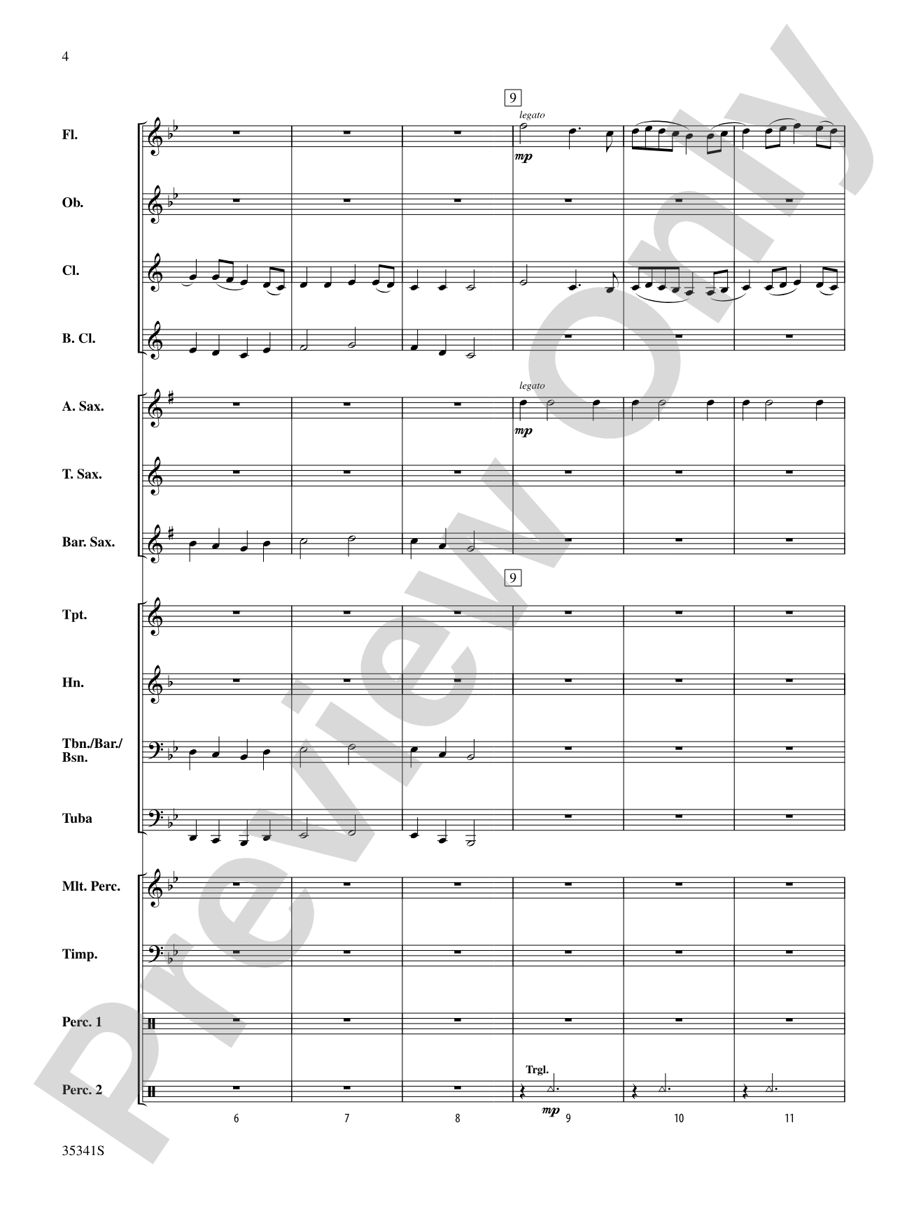 Two Shaker Songs: Concert Band Conductor Score & Parts
