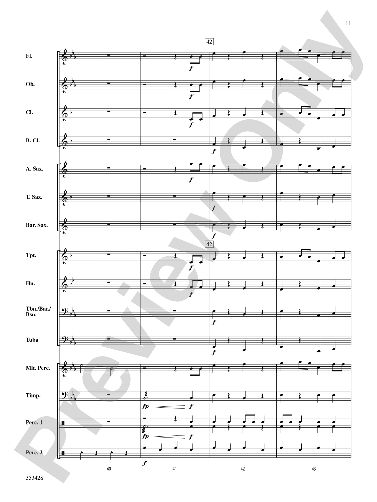 Tick Tock: Concert Band Conductor Score & Parts