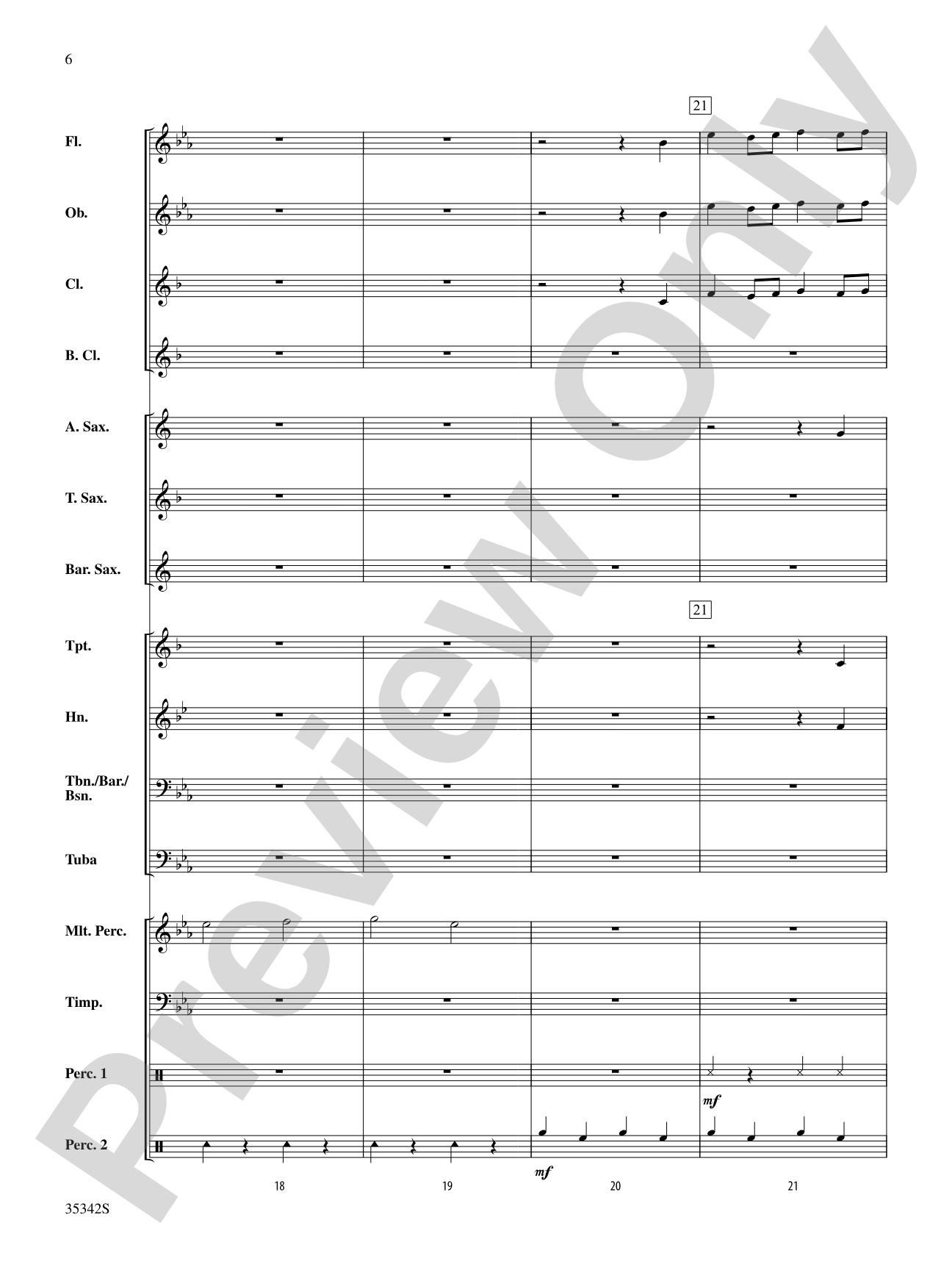 Tick Tock: Concert Band Conductor Score & Parts