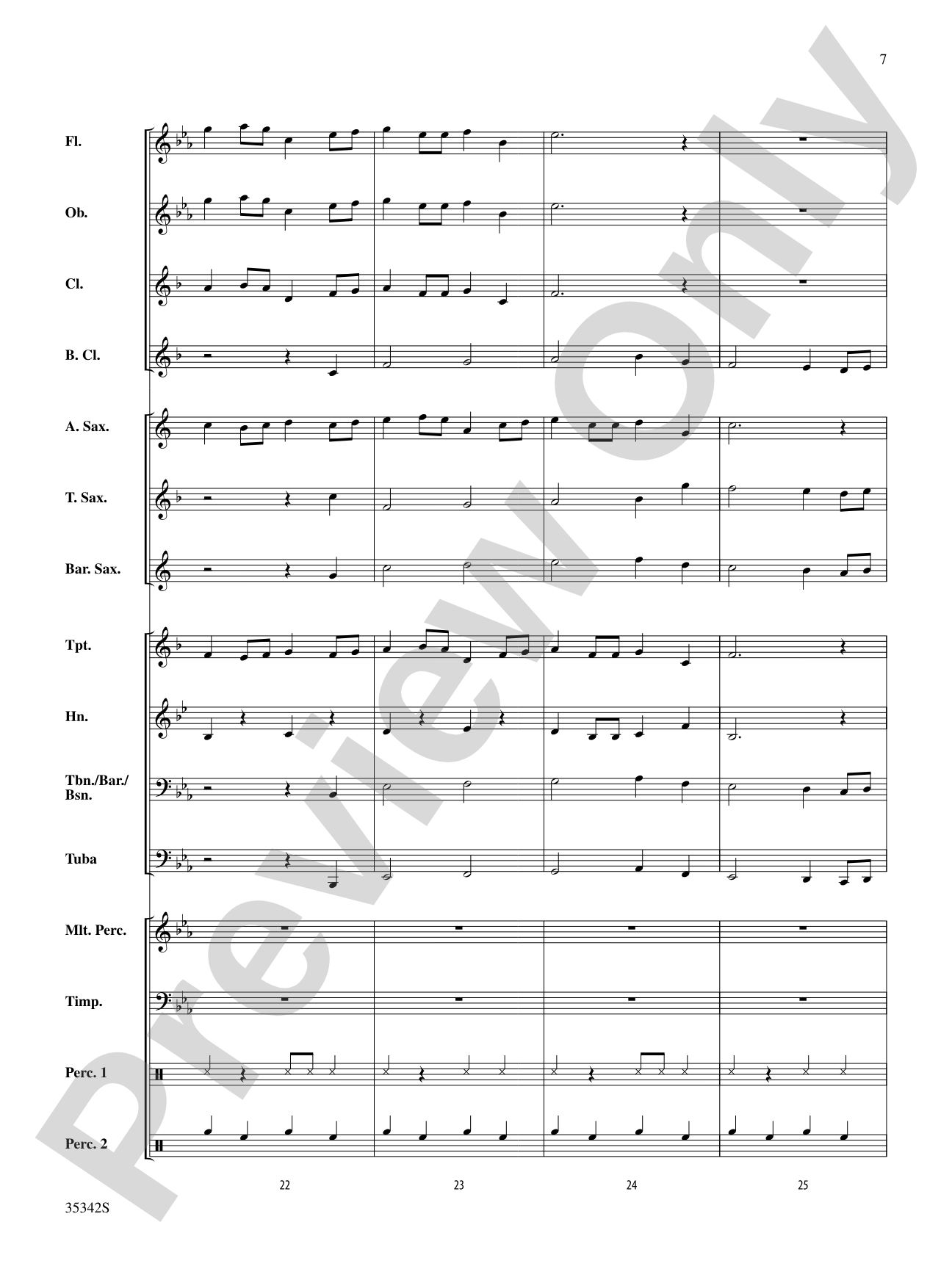Tick Tock: Concert Band Conductor Score & Parts