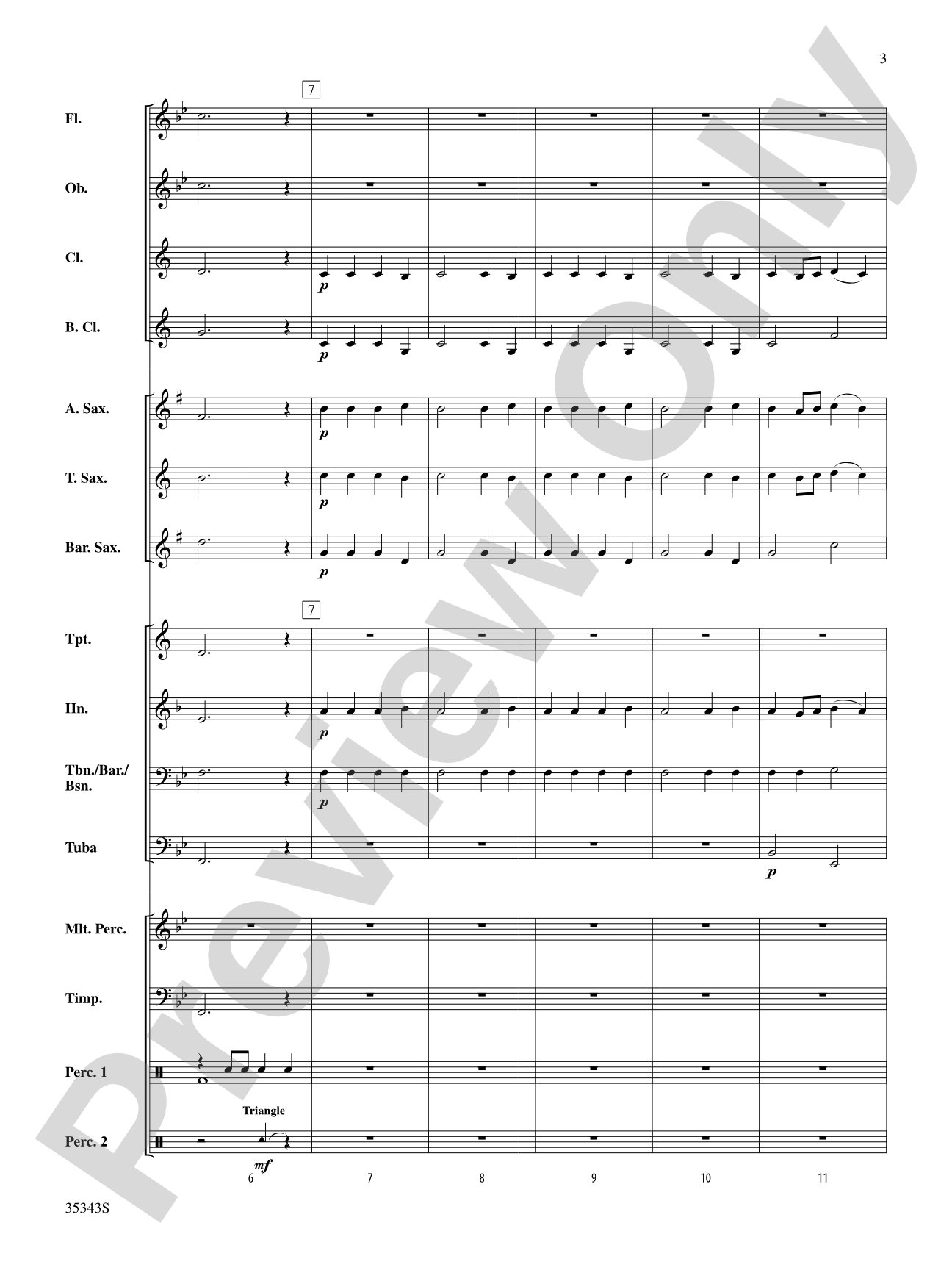 Autumn (from The Four Seasons): Concert Band Conductor Score & Parts