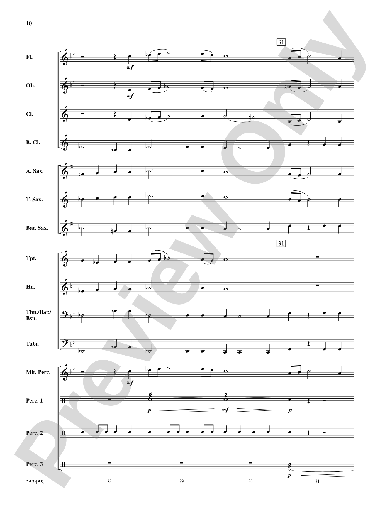 Plaza de Toros: Concert Band Conductor Score & Parts