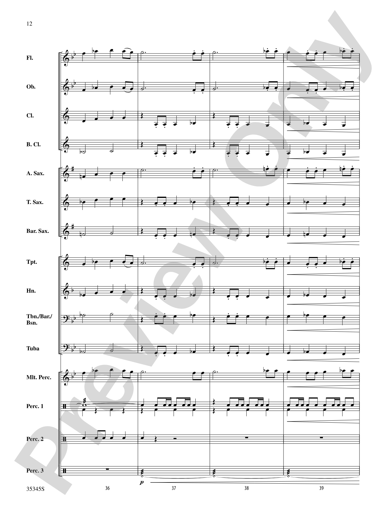 Plaza de Toros: Concert Band Conductor Score & Parts