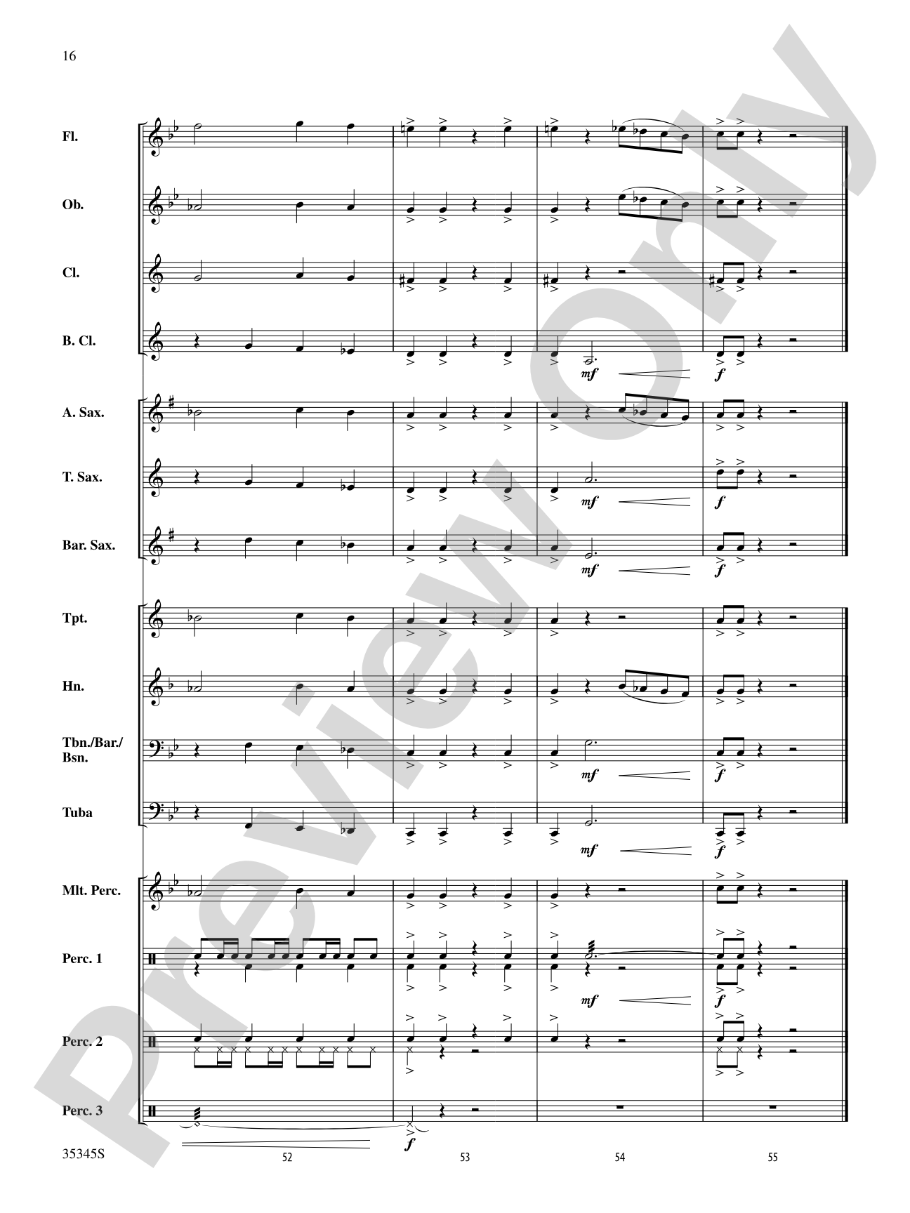 Plaza de Toros: Concert Band Conductor Score & Parts