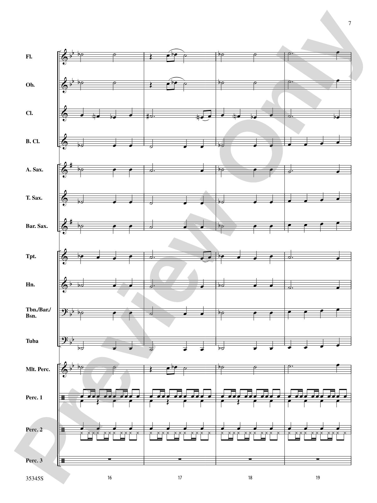 Plaza de Toros: Concert Band Conductor Score & Parts
