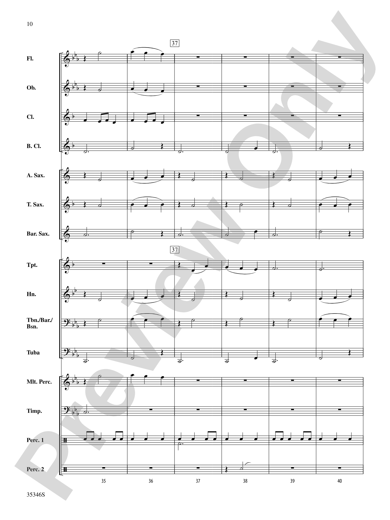 Clarinet Bell Carol: Concert Band Conductor Score & Parts