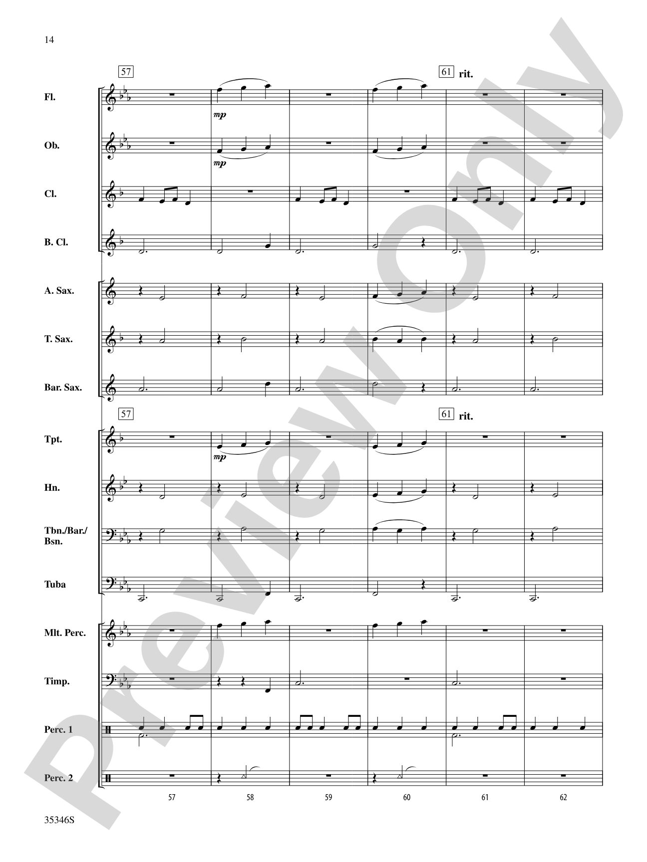 Clarinet Bell Carol: Concert Band Conductor Score & Parts