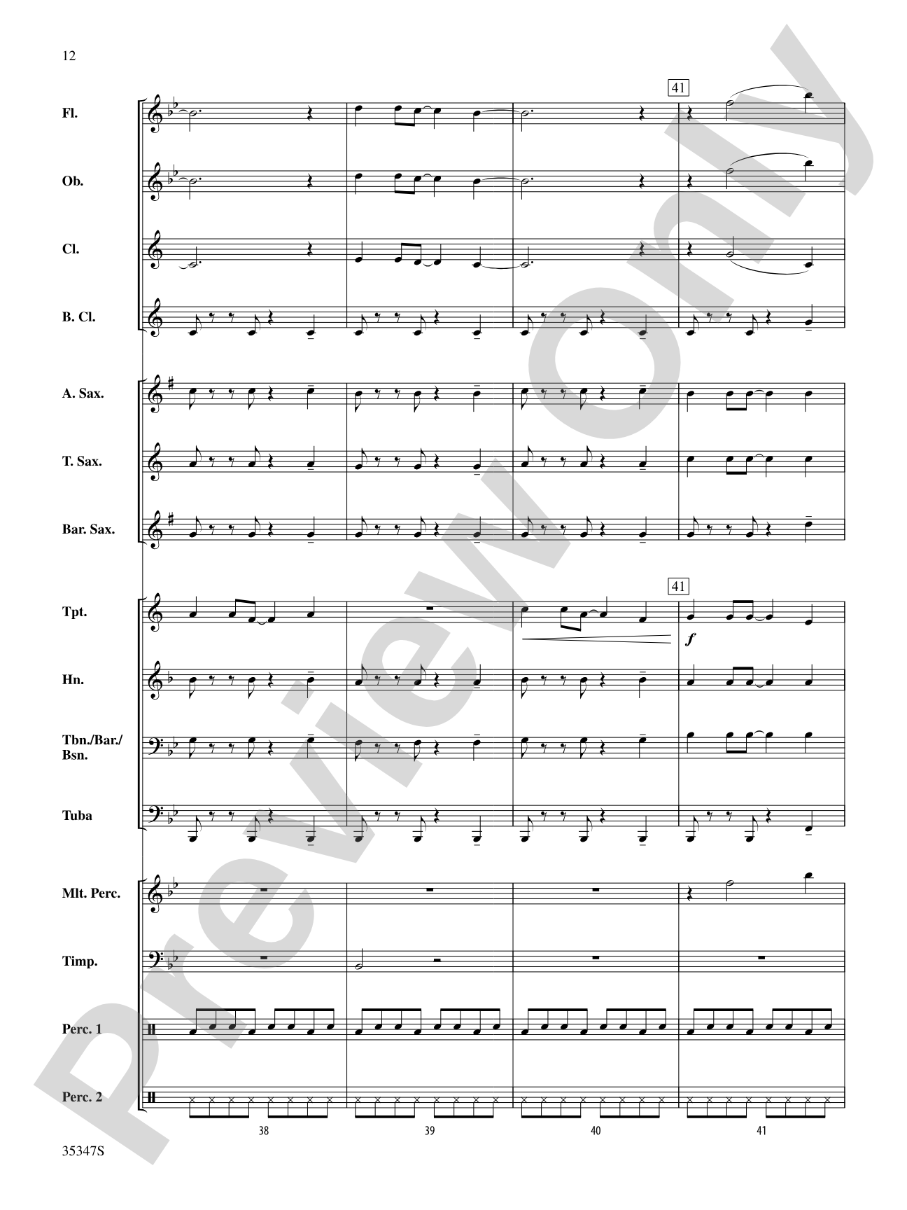 Bonse Aba: Concert Band Conductor Score & Parts
