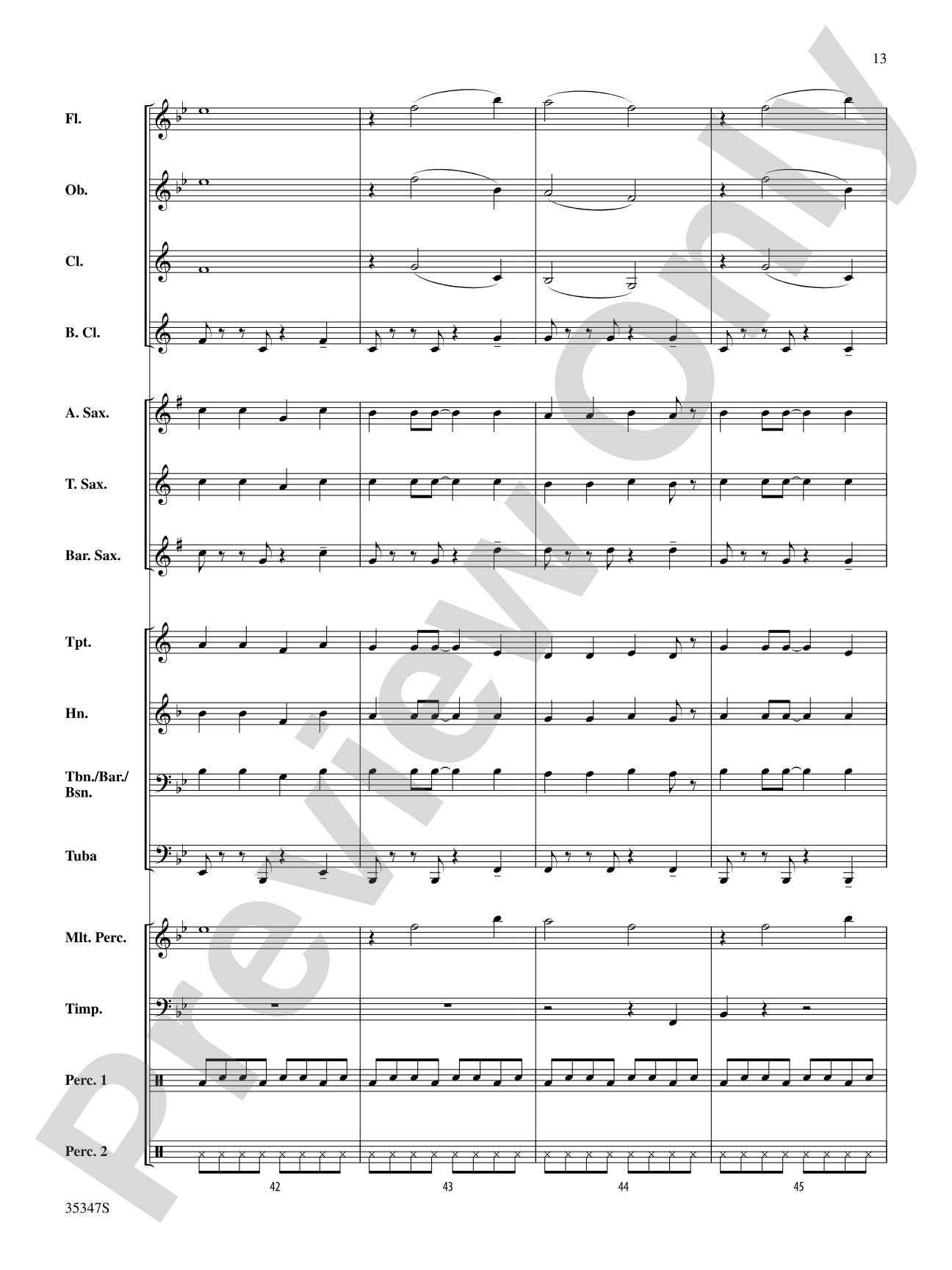 Bonse Aba: Concert Band Conductor Score & Parts