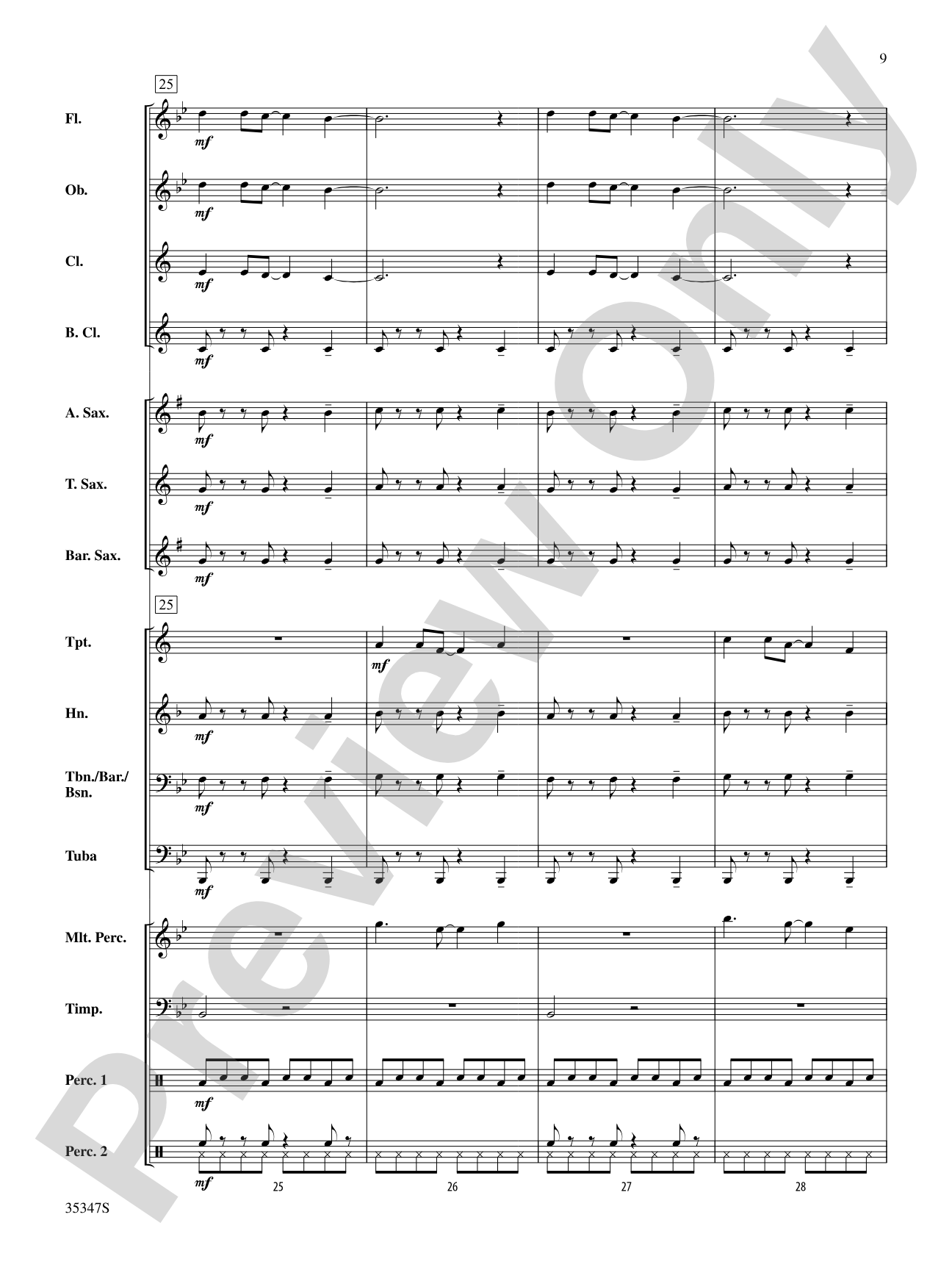 Bonse Aba: Concert Band Conductor Score & Parts