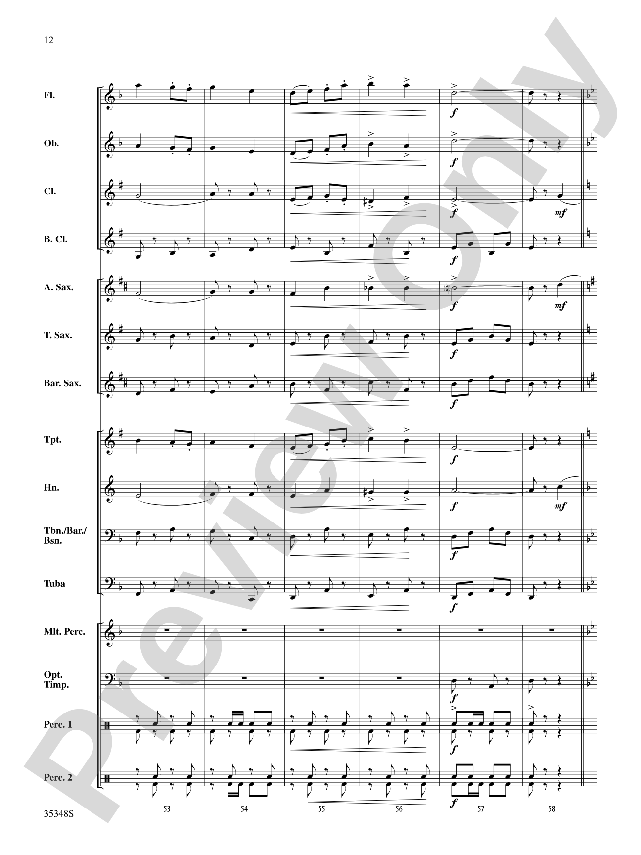 Andalucía: Concert Band Conductor Score & Parts