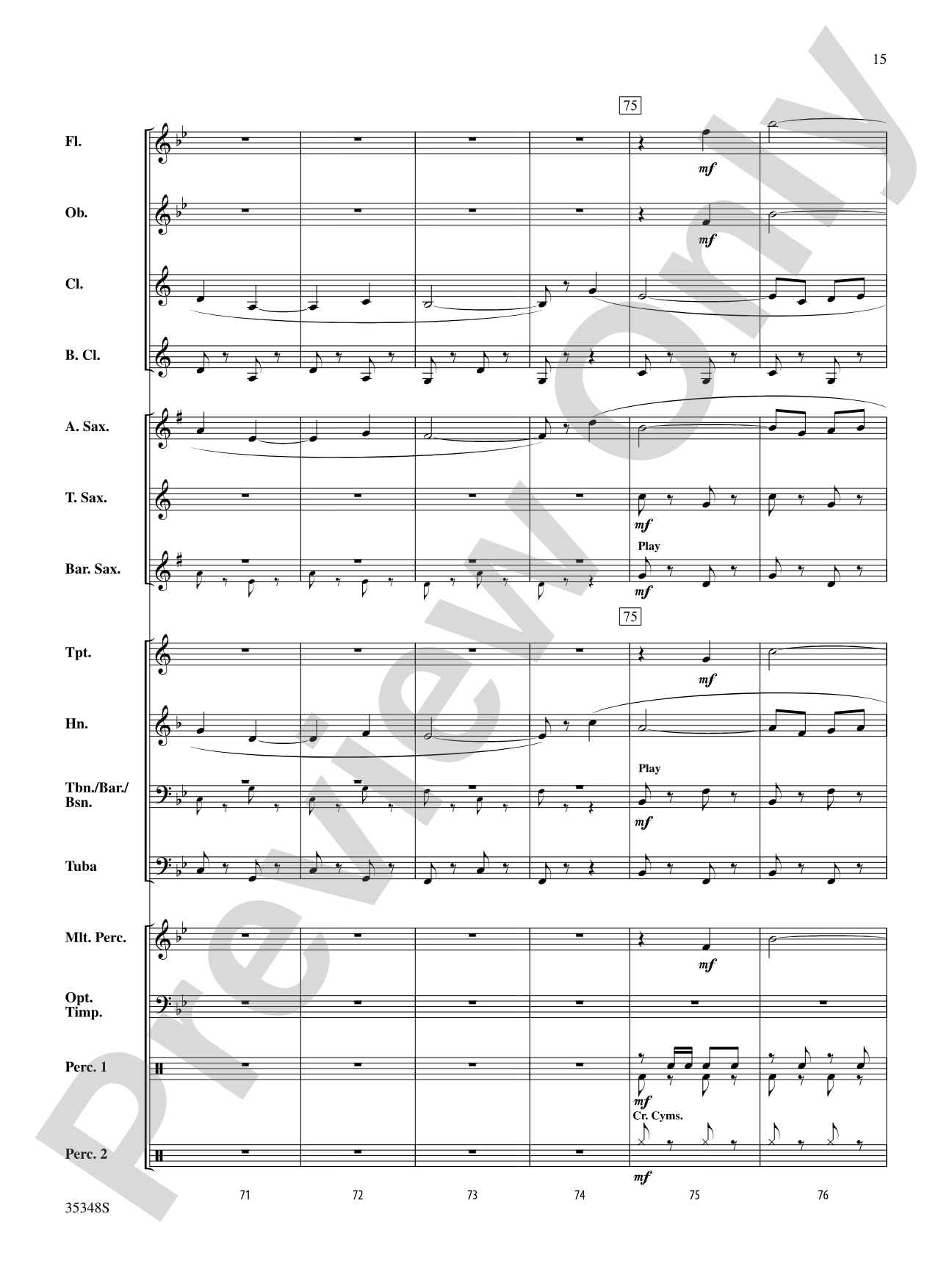 Andalucía: Concert Band Conductor Score & Parts