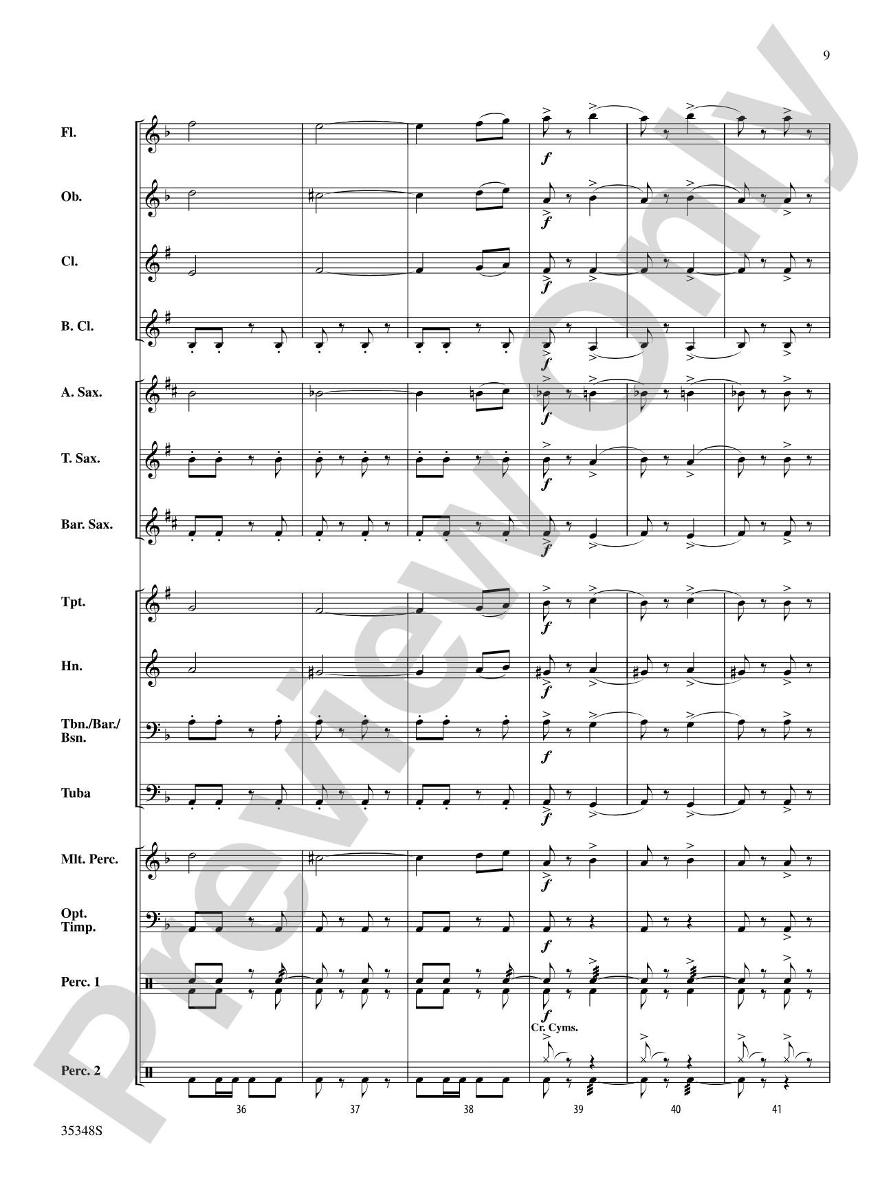 Andalucía: Concert Band Conductor Score & Parts