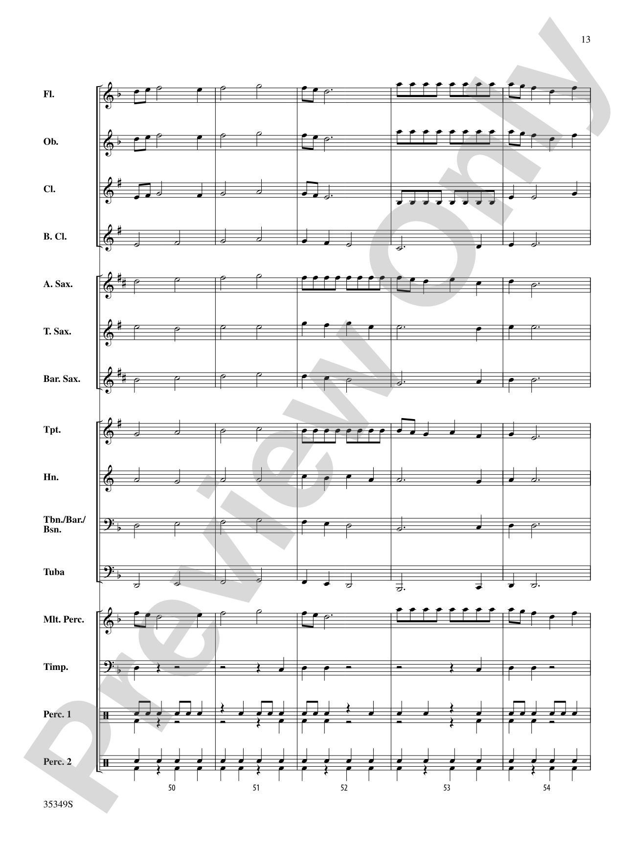 Racing the Sun: Concert Band Conductor Score & Parts
