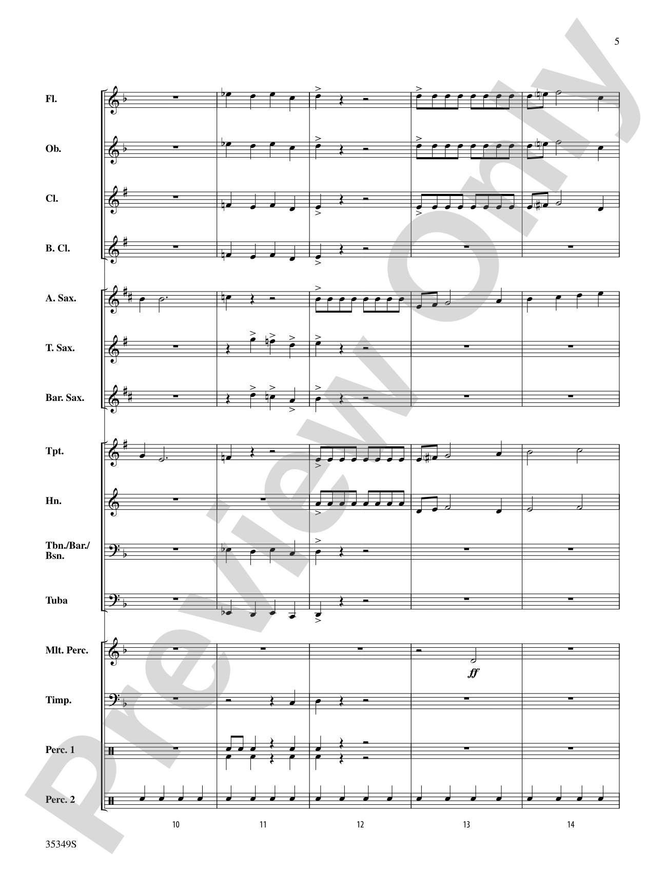 Racing the Sun: Concert Band Conductor Score & Parts