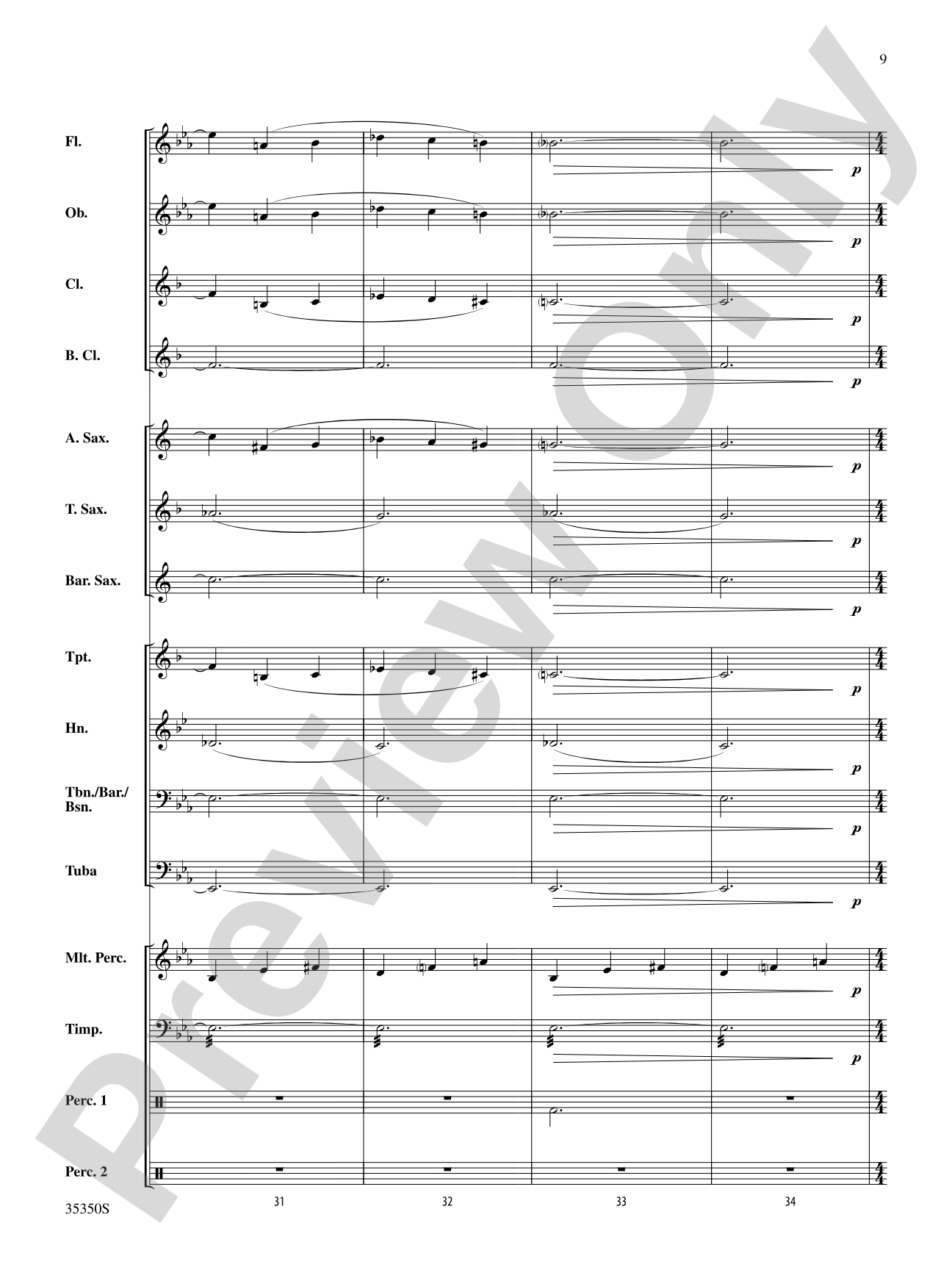 Dobby (from Harry Potter and the Deathly Hallows, Part 1): Concert Band Conductor Score & Parts