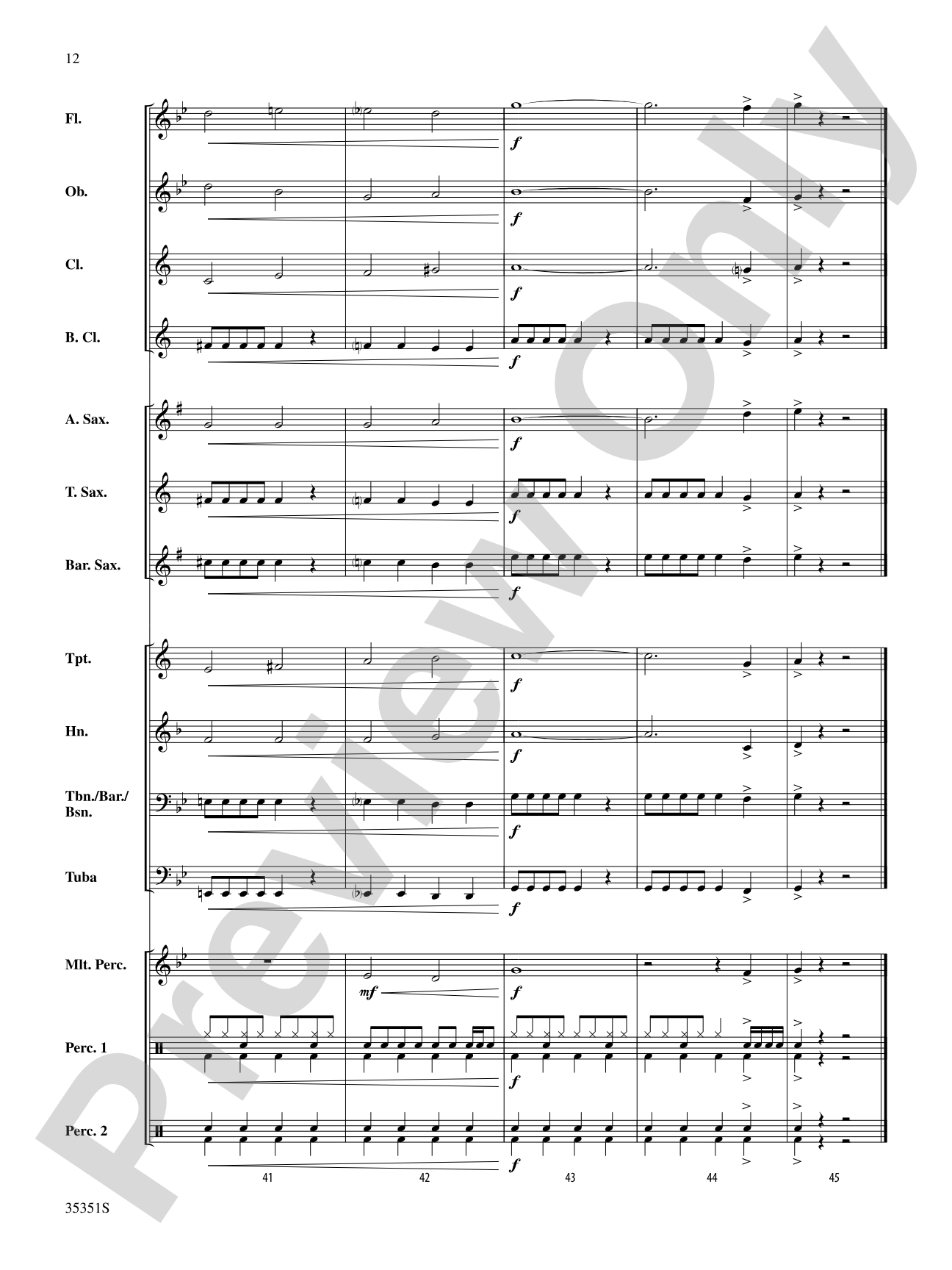 25 or 6 to 4: Concert Band Conductor Score & Parts