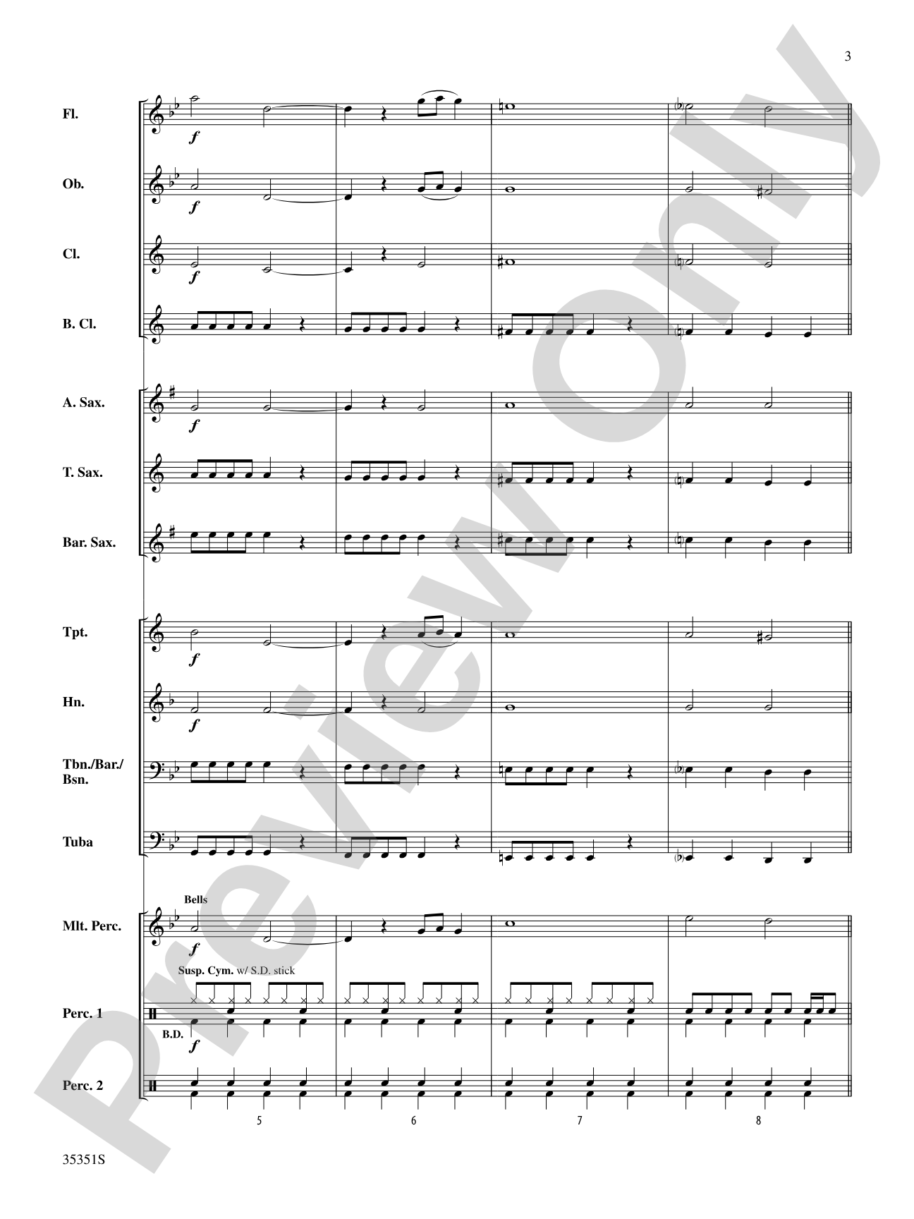 25 or 6 to 4: Concert Band Conductor Score & Parts