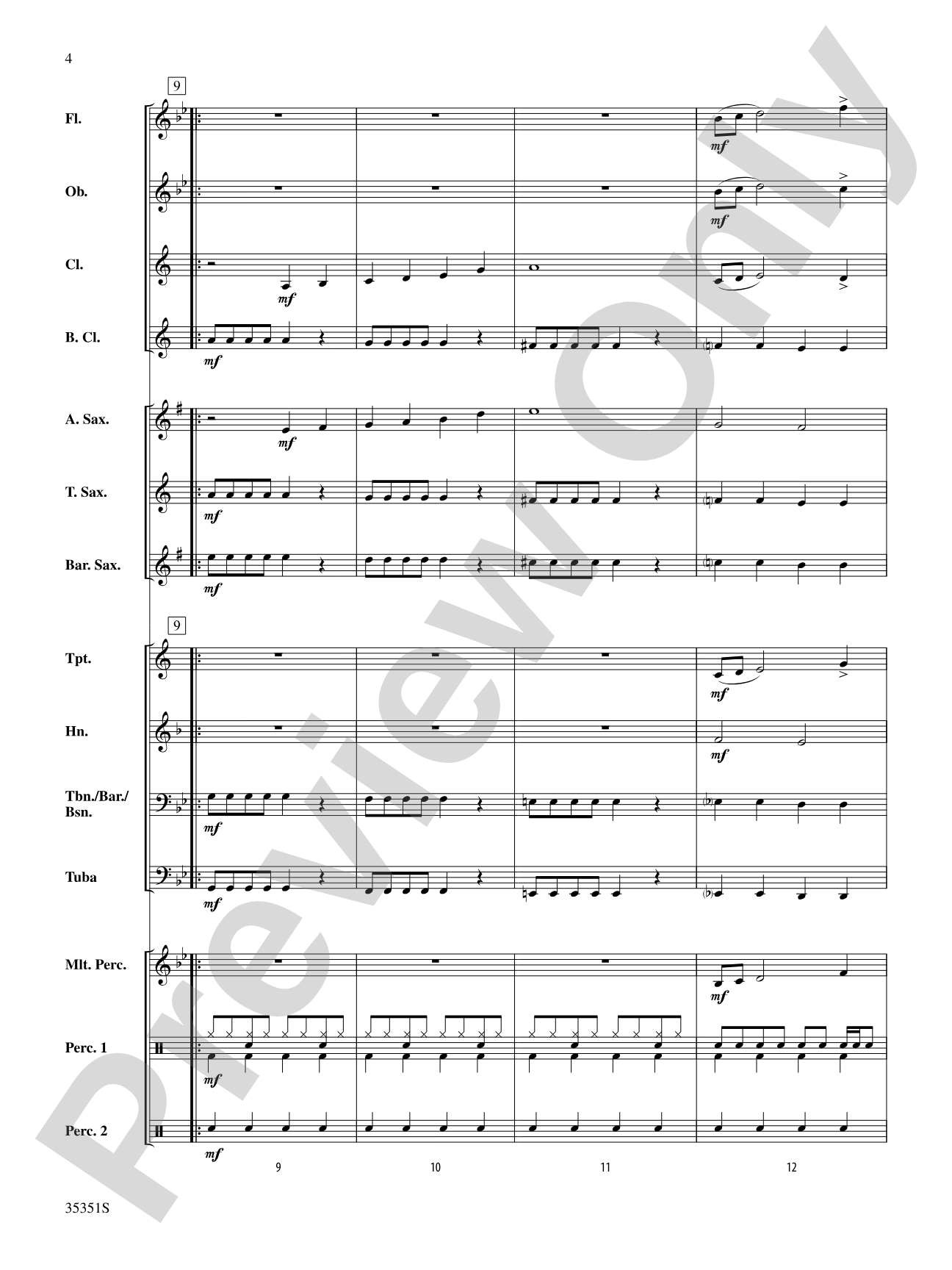 25 or 6 to 4: Concert Band Conductor Score & Parts