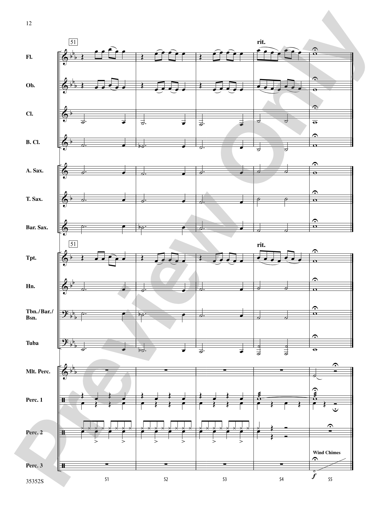 Firework: Concert Band Conductor Score & Parts