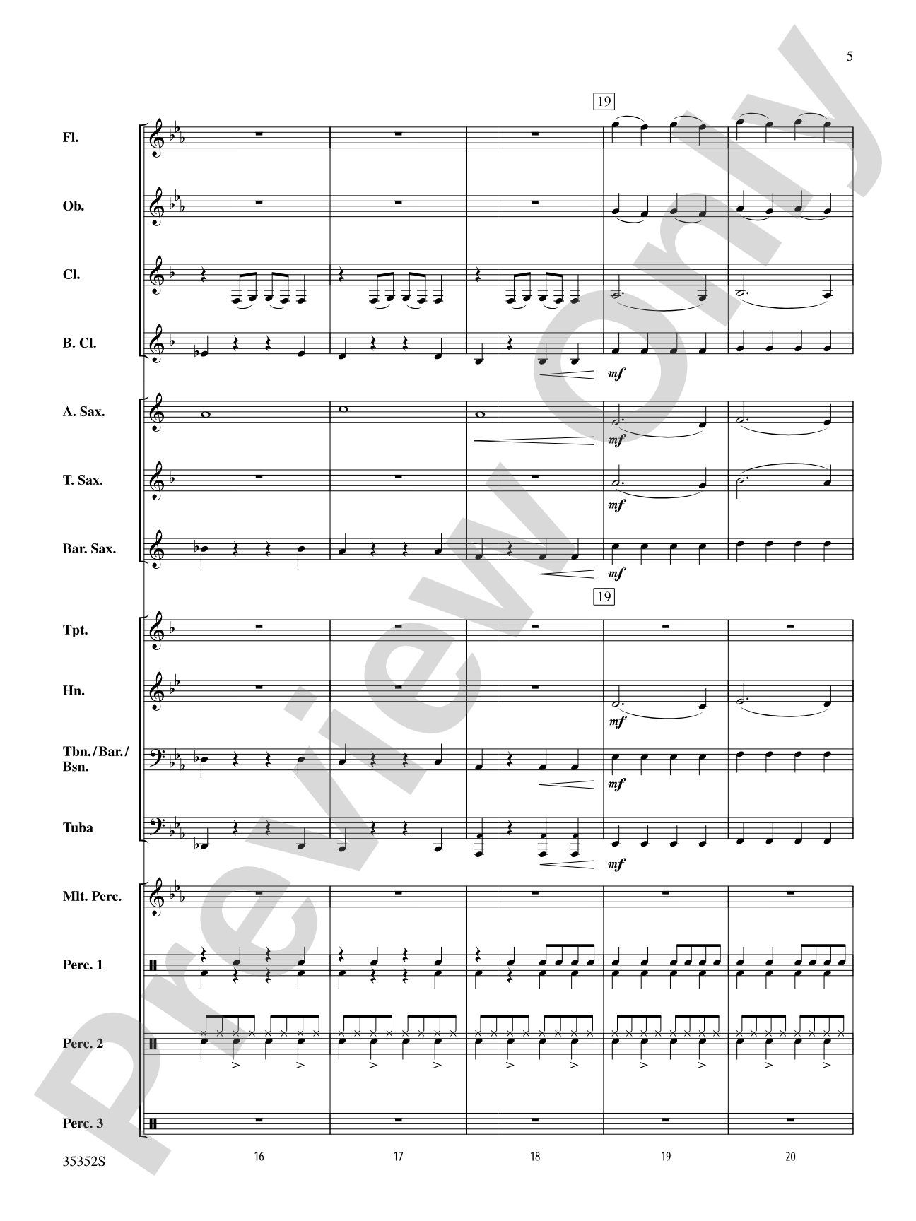 Firework: Concert Band Conductor Score & Parts