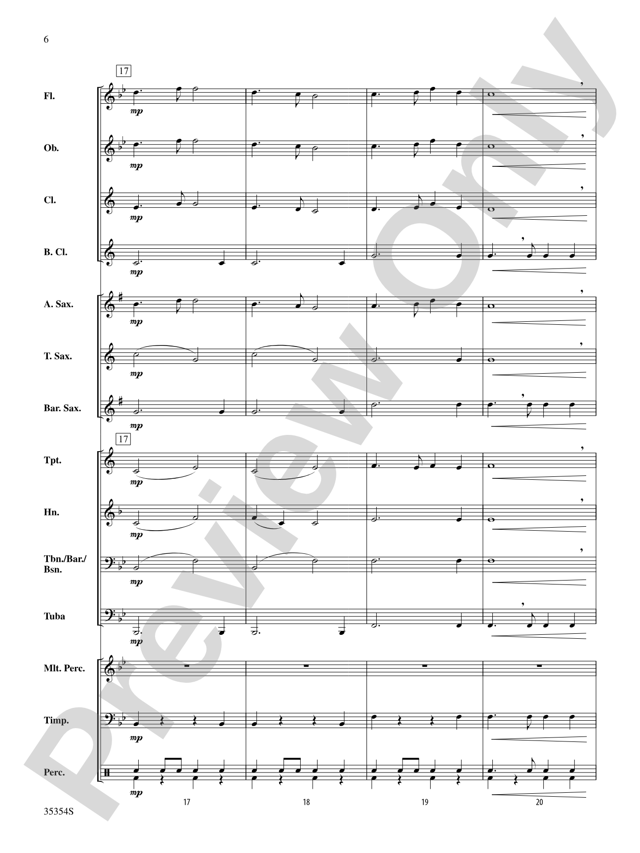 Largo (from the New World Symphony): Concert Band Conductor Score & Parts