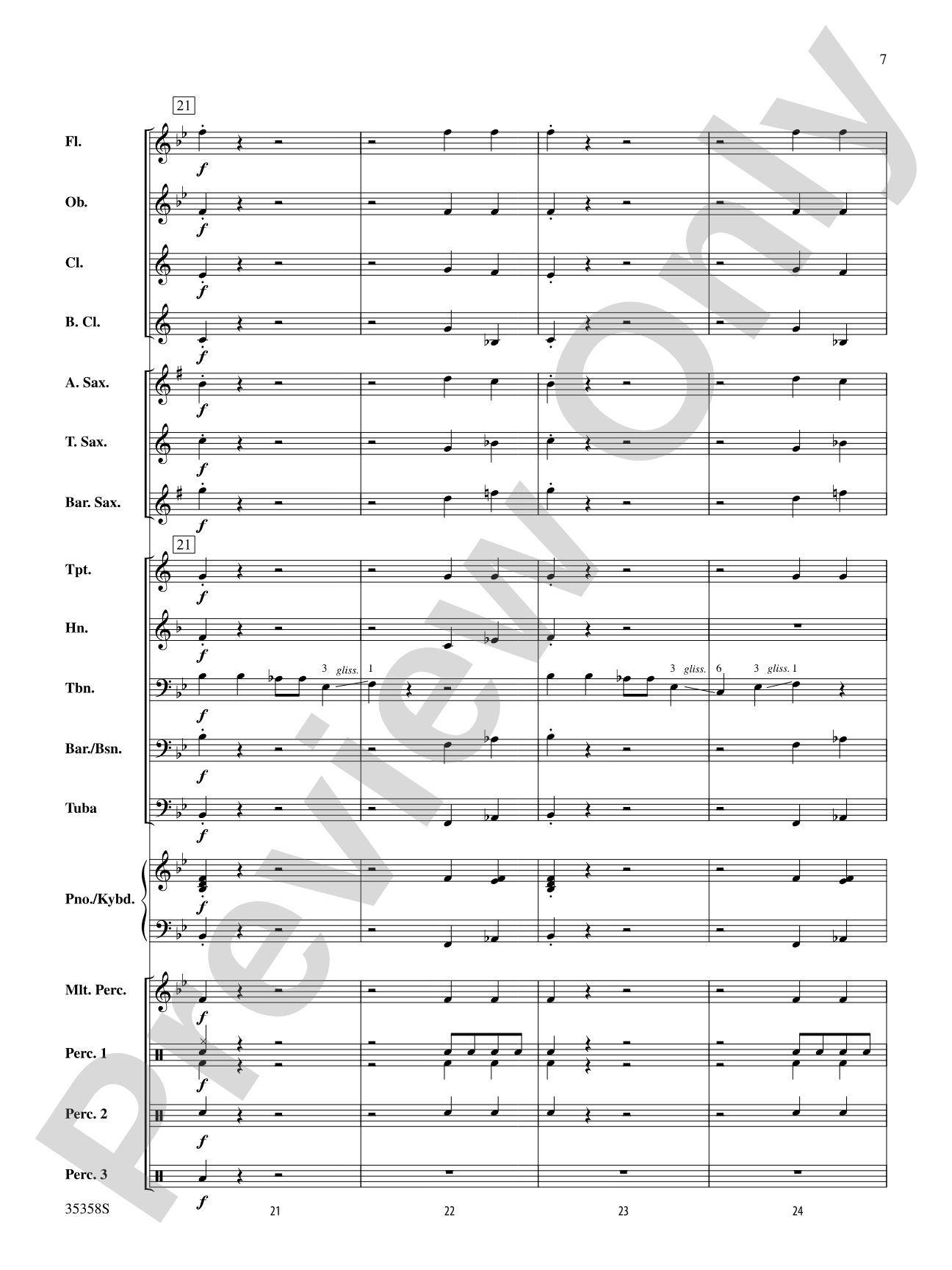 Funny Bones: Concert Band Conductor Score & Parts