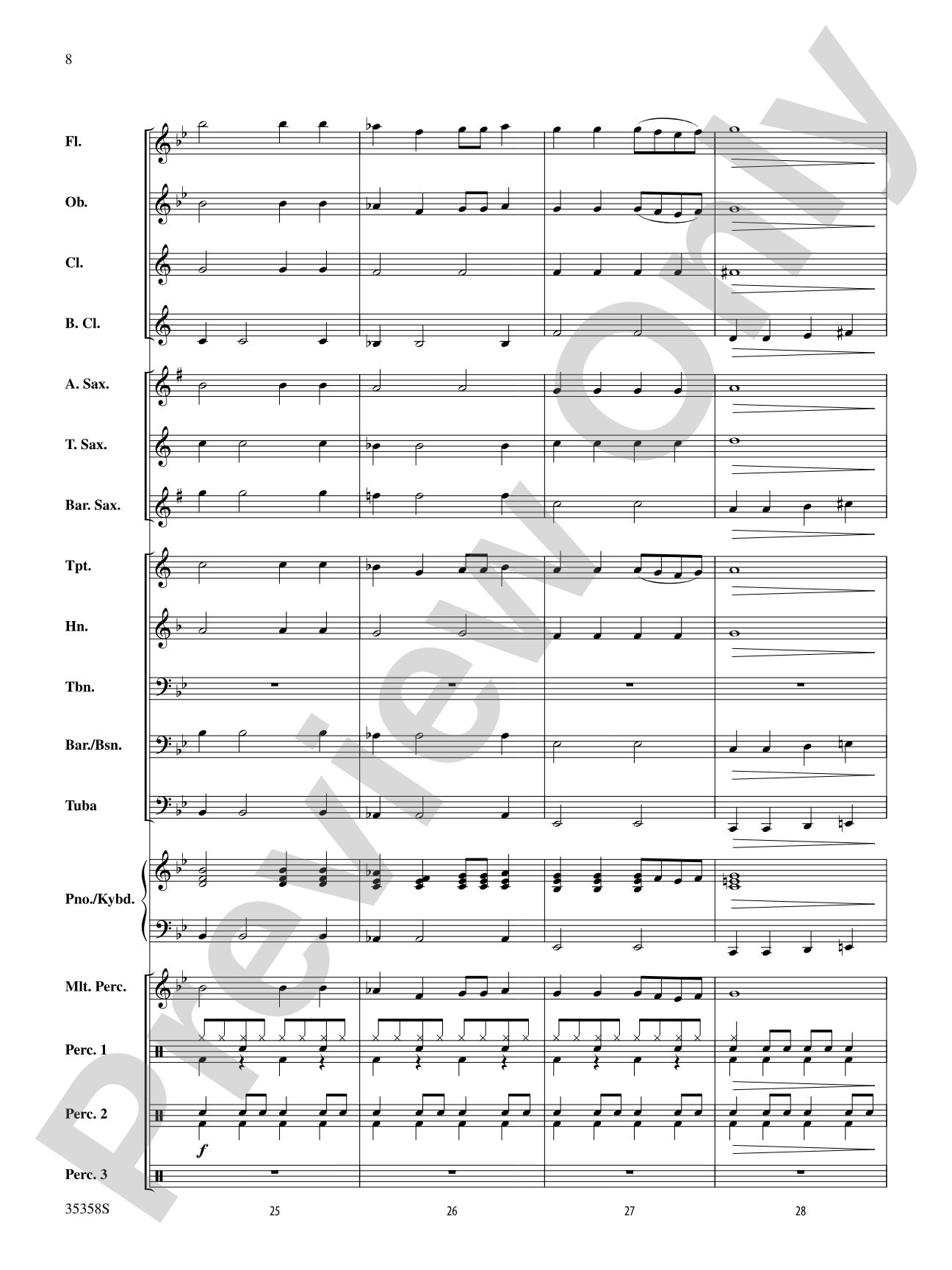 Funny Bones: Concert Band Conductor Score & Parts