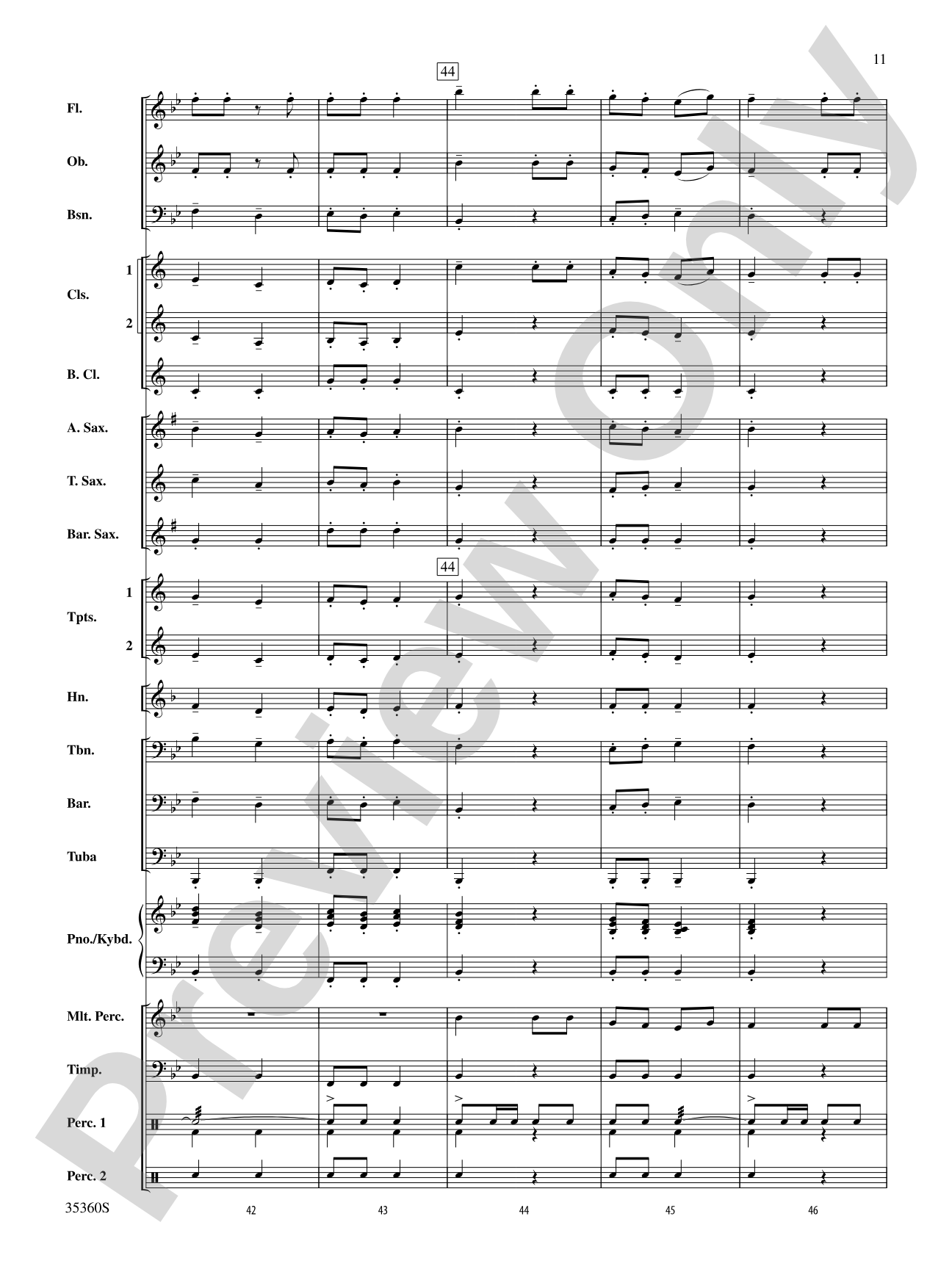 Russian Dance from The Nutcracker: Concert Band Conductor Score & Parts