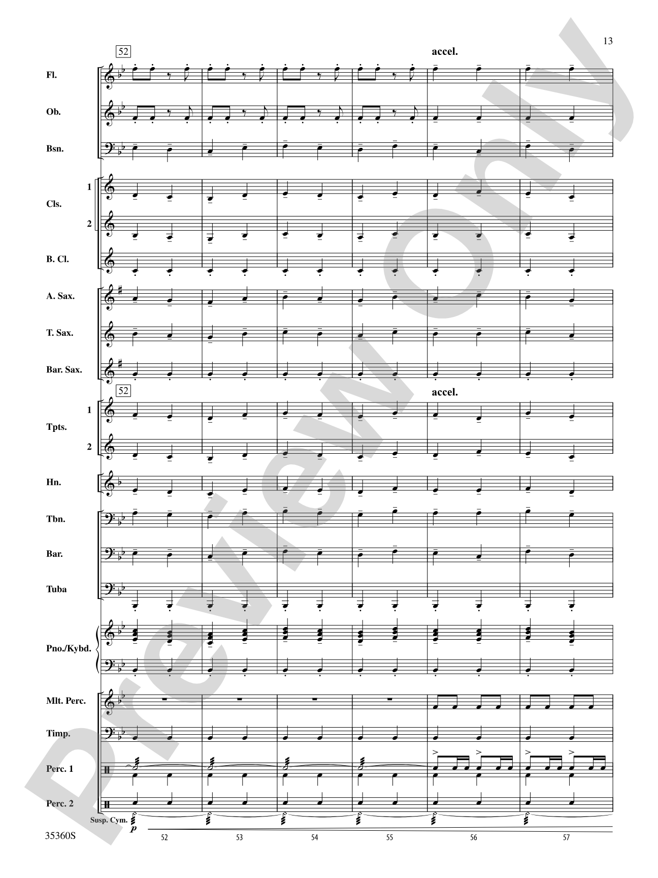 Russian Dance from The Nutcracker: Concert Band Conductor Score & Parts