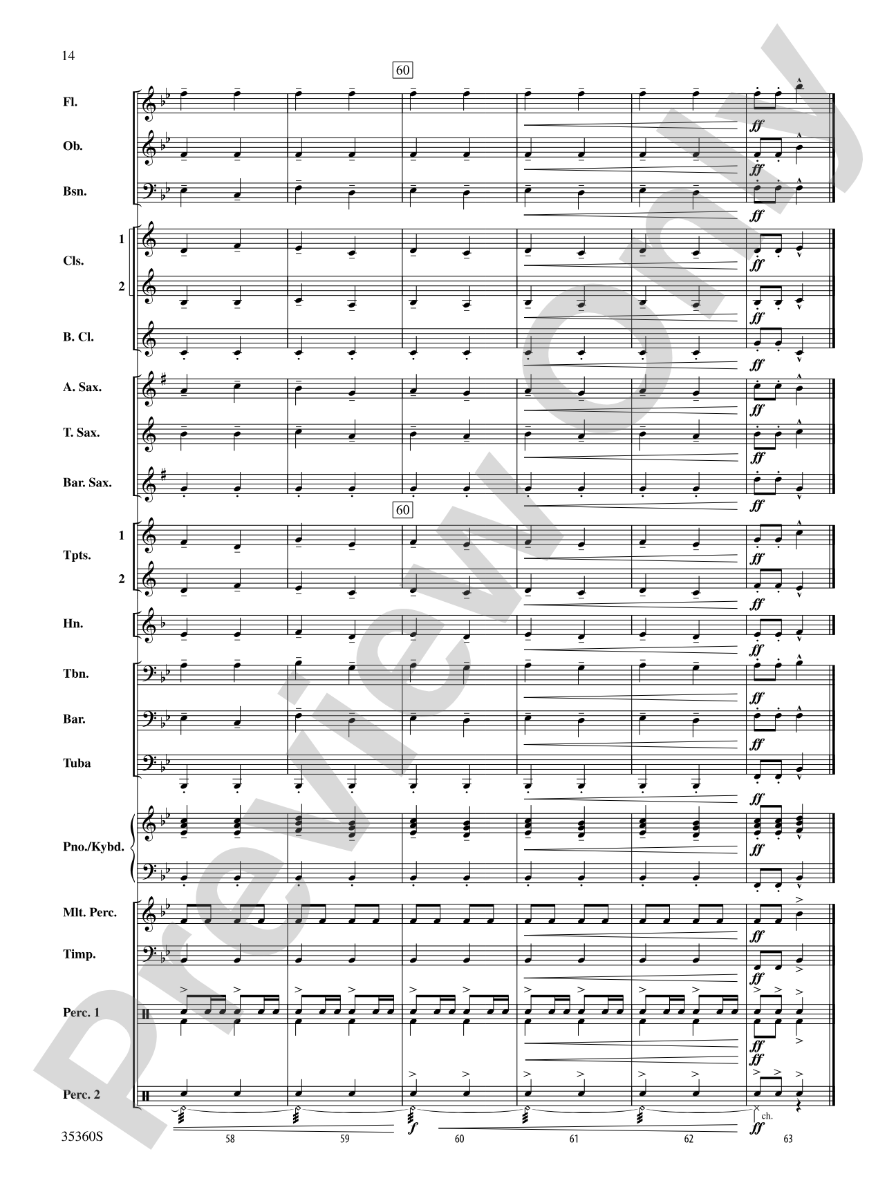 Russian Dance from The Nutcracker: Concert Band Conductor Score & Parts