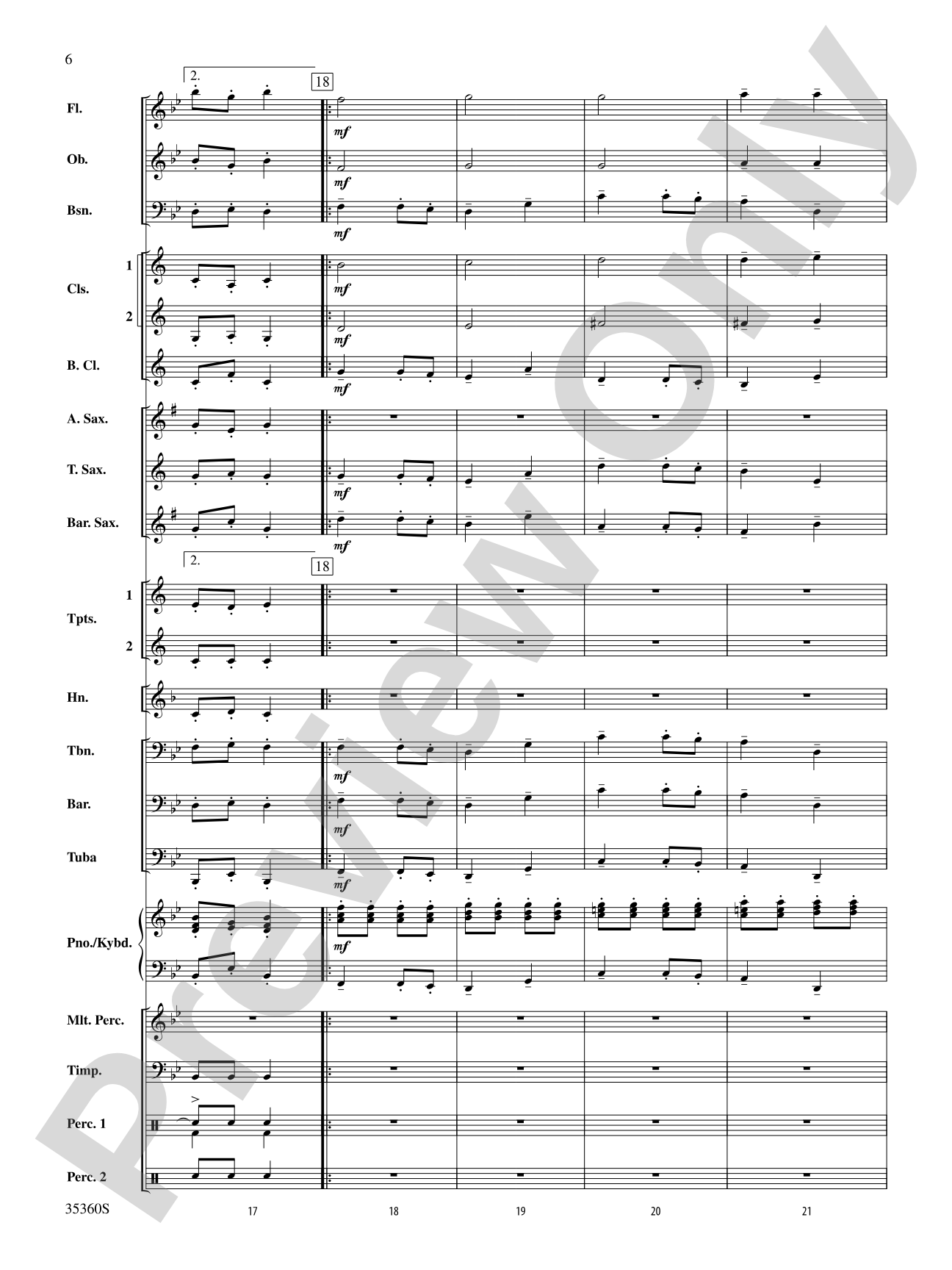 Russian Dance from The Nutcracker: Concert Band Conductor Score & Parts
