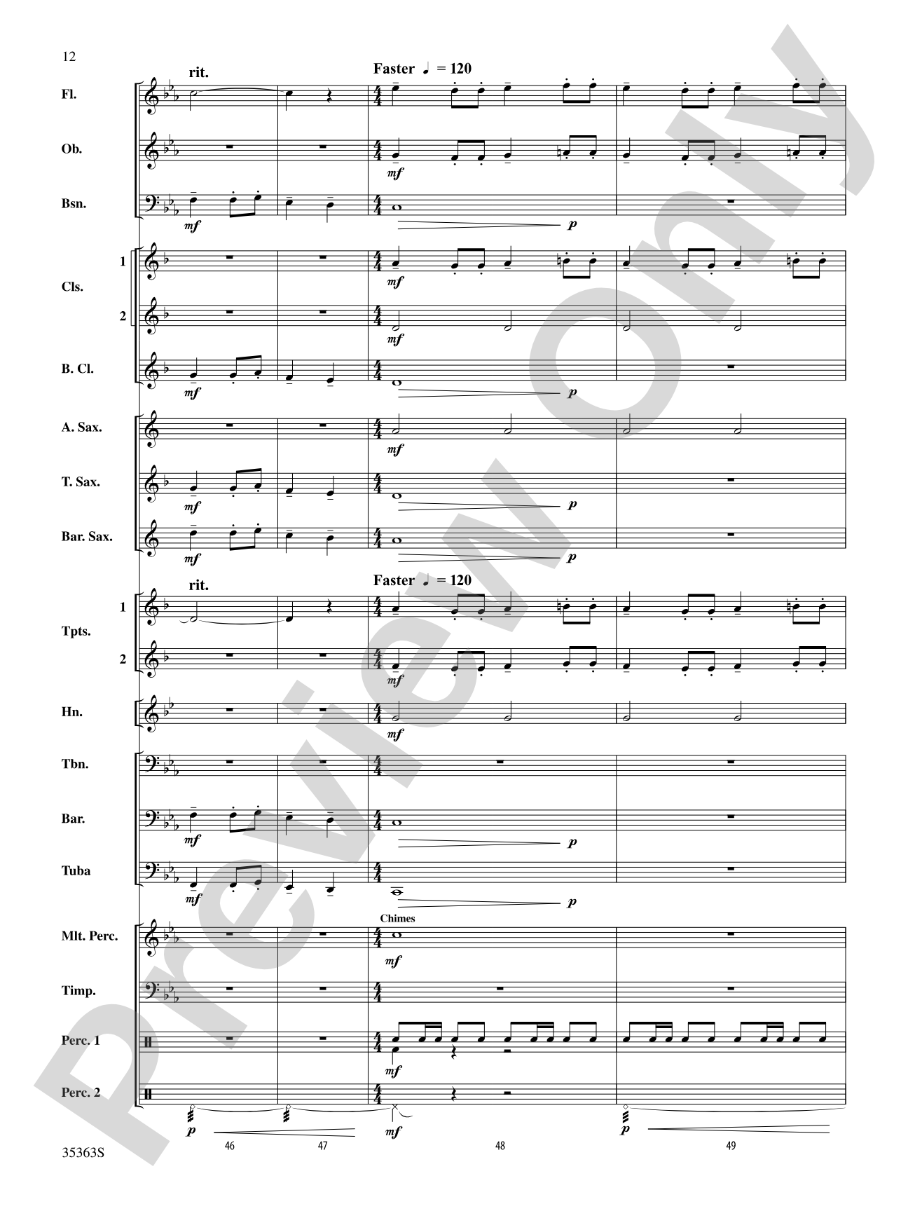 Fantasia on "Christmas Comes Anew": Concert Band Conductor Score & Parts