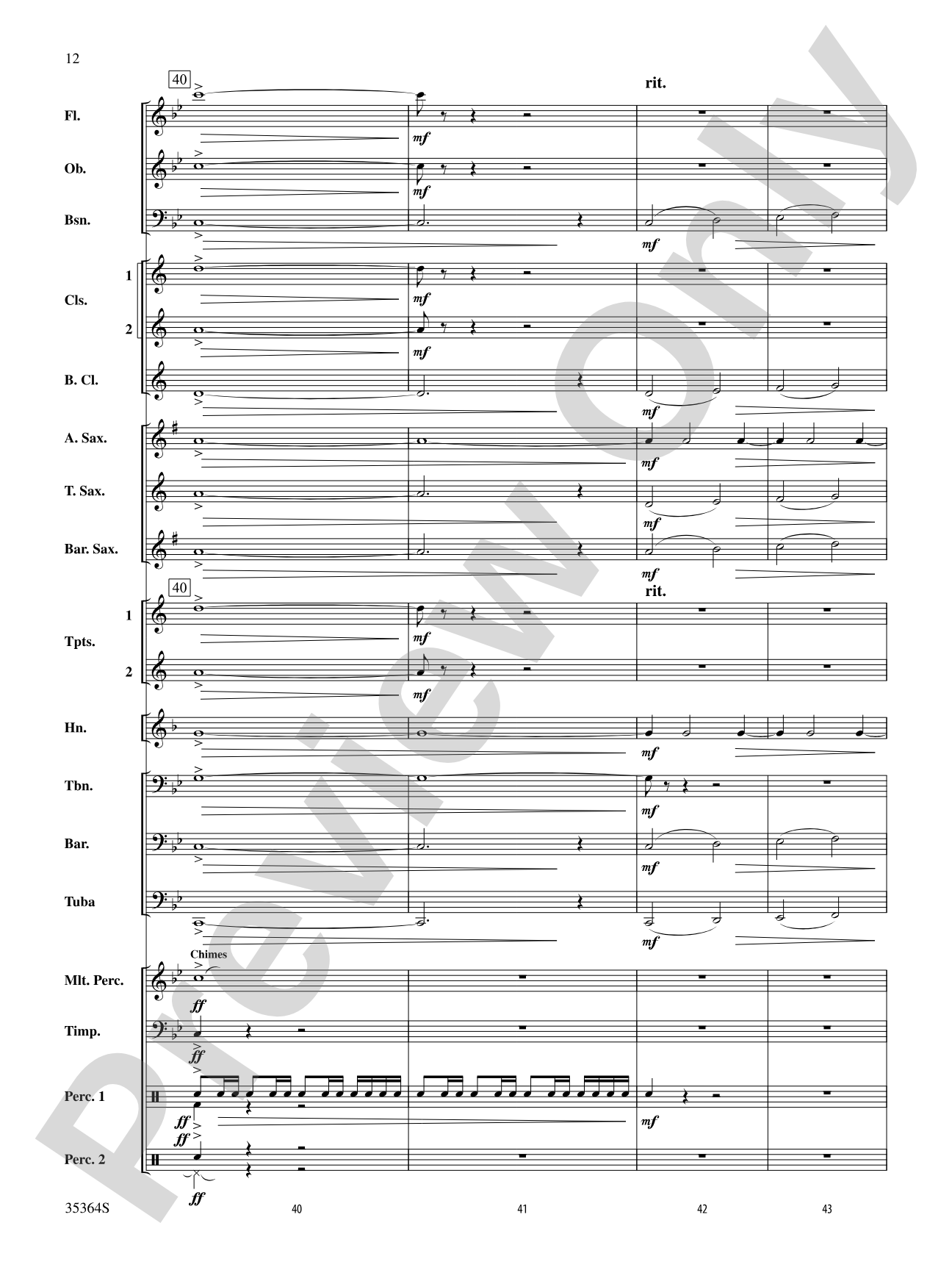 The Tell-Tale Heart: Concert Band Conductor Score & Parts