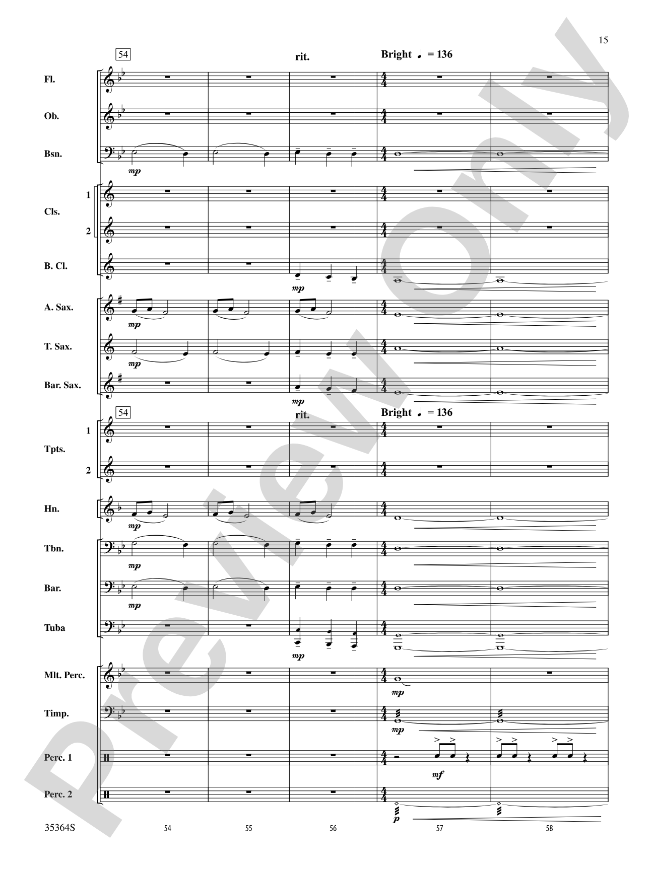 The Tell-Tale Heart: Concert Band Conductor Score & Parts