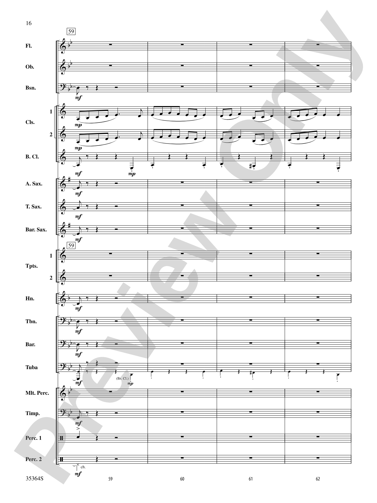 The Tell-Tale Heart: Concert Band Conductor Score & Parts
