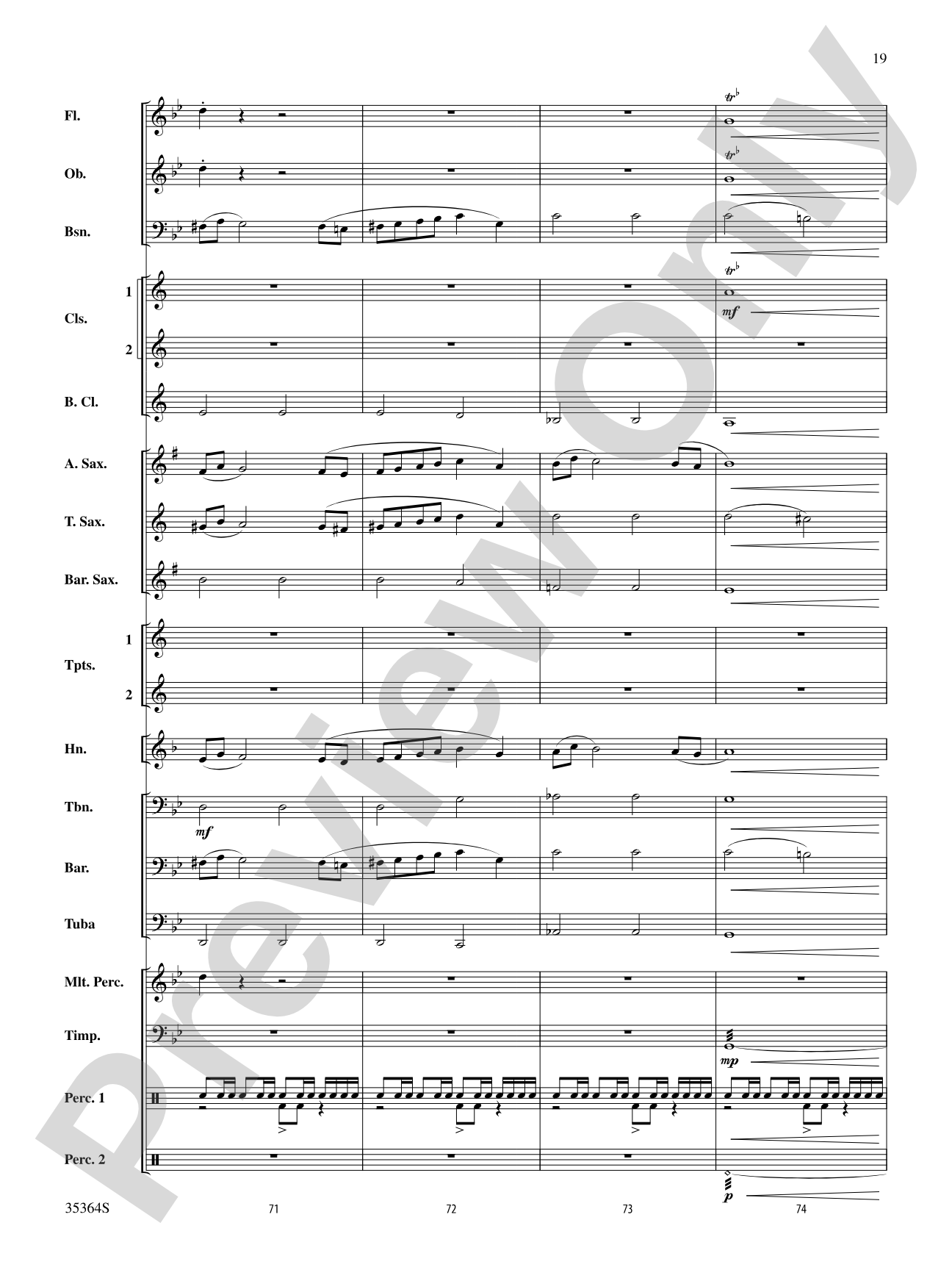 The Tell-Tale Heart: Concert Band Conductor Score & Parts