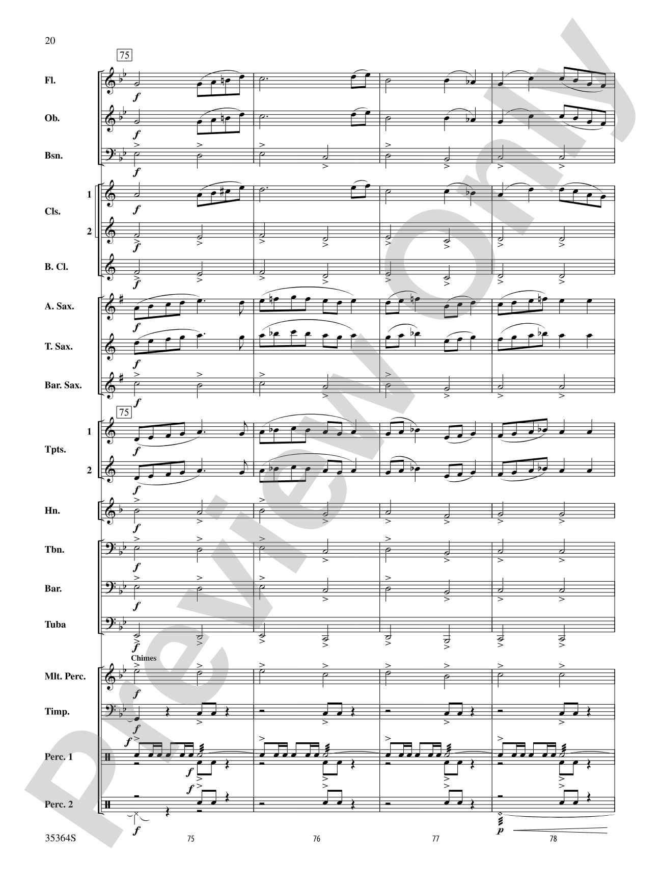 The Tell-Tale Heart: Concert Band Conductor Score & Parts