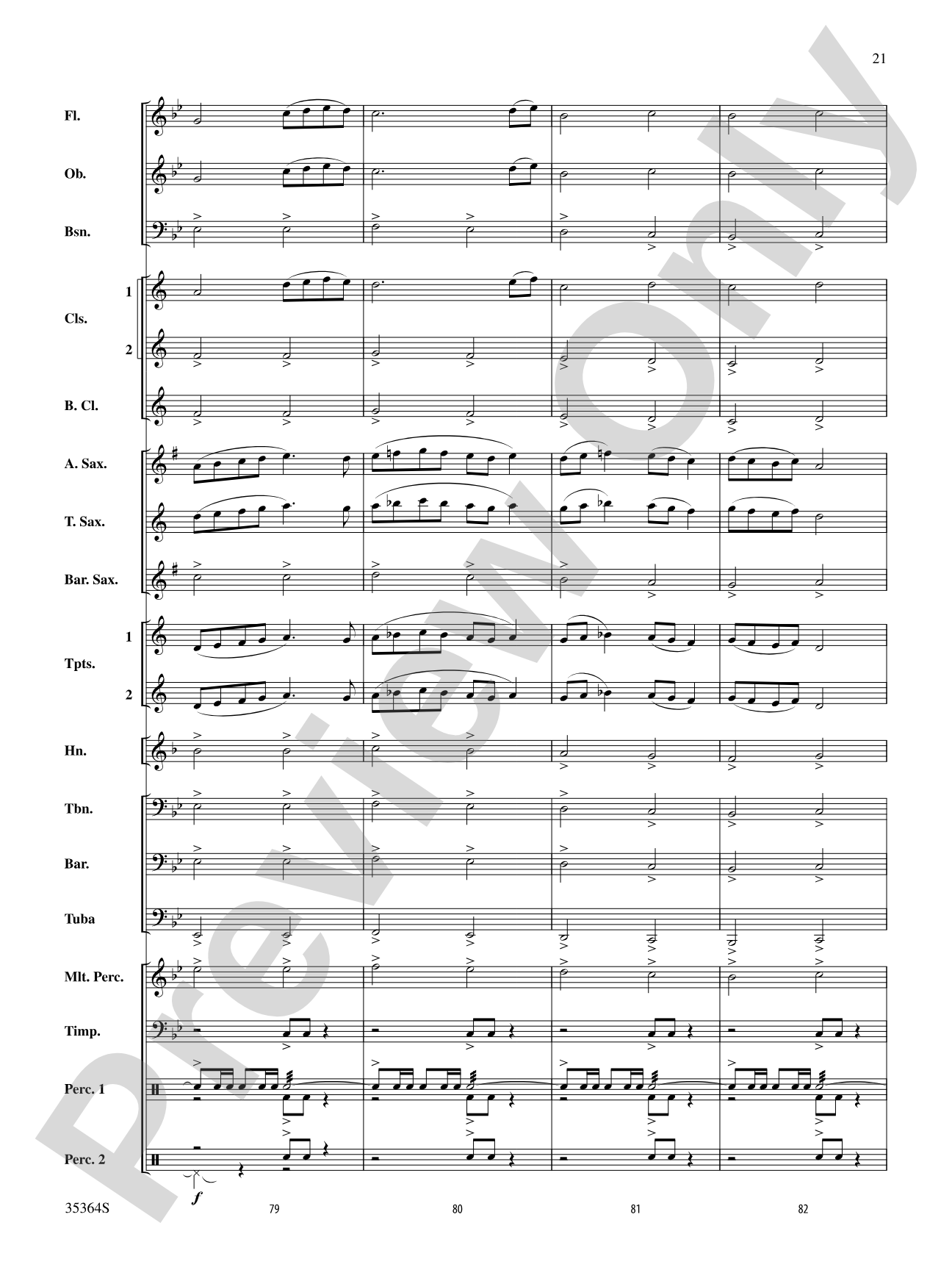The Tell-Tale Heart: Concert Band Conductor Score & Parts